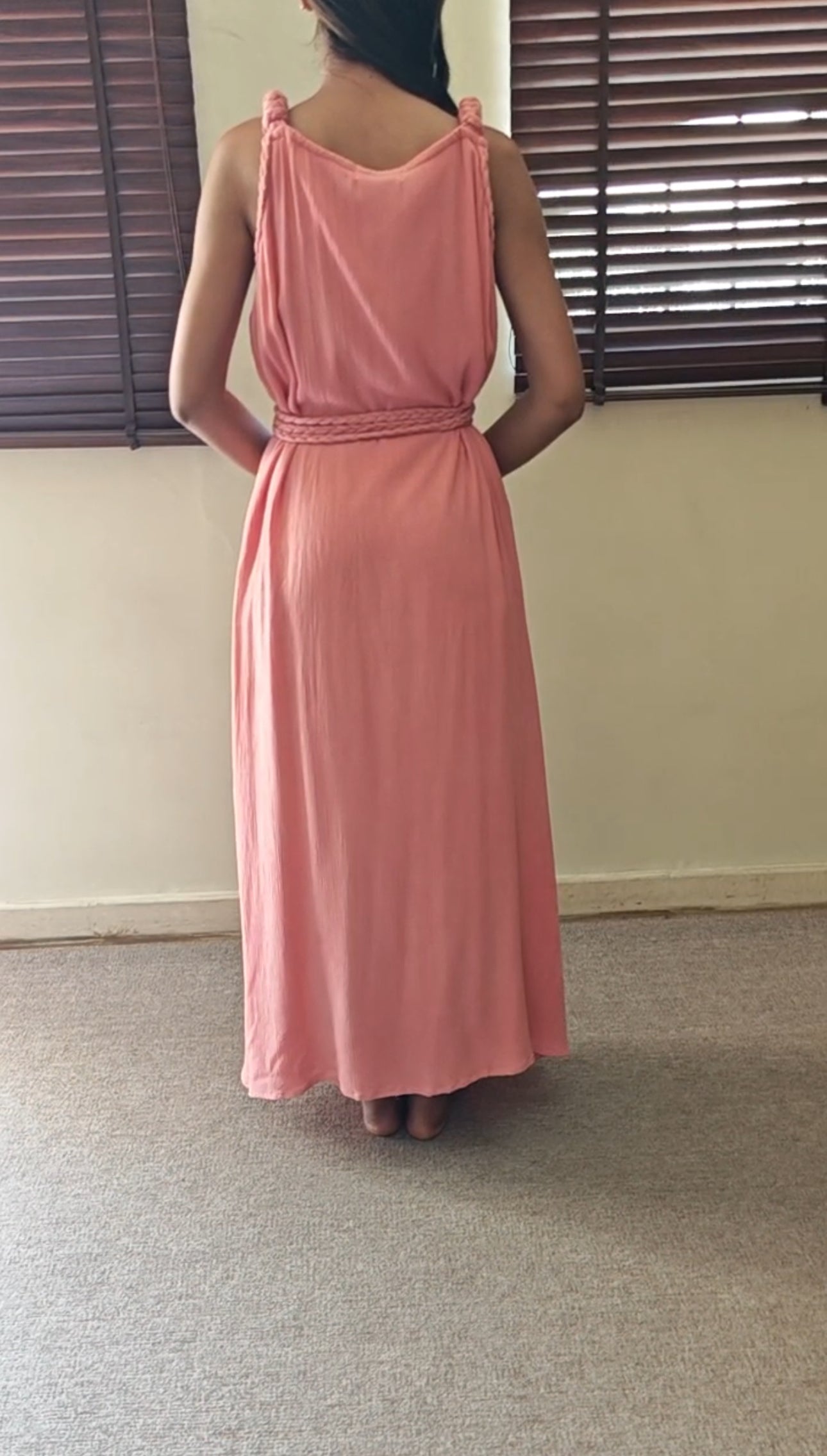 The Solara Maxi : Salmon Pink