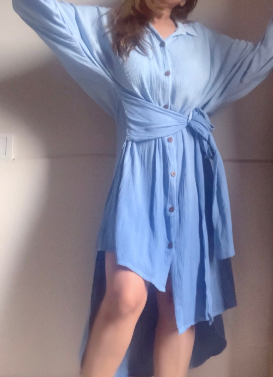 THE FLOW DRESS : Blue Ombre