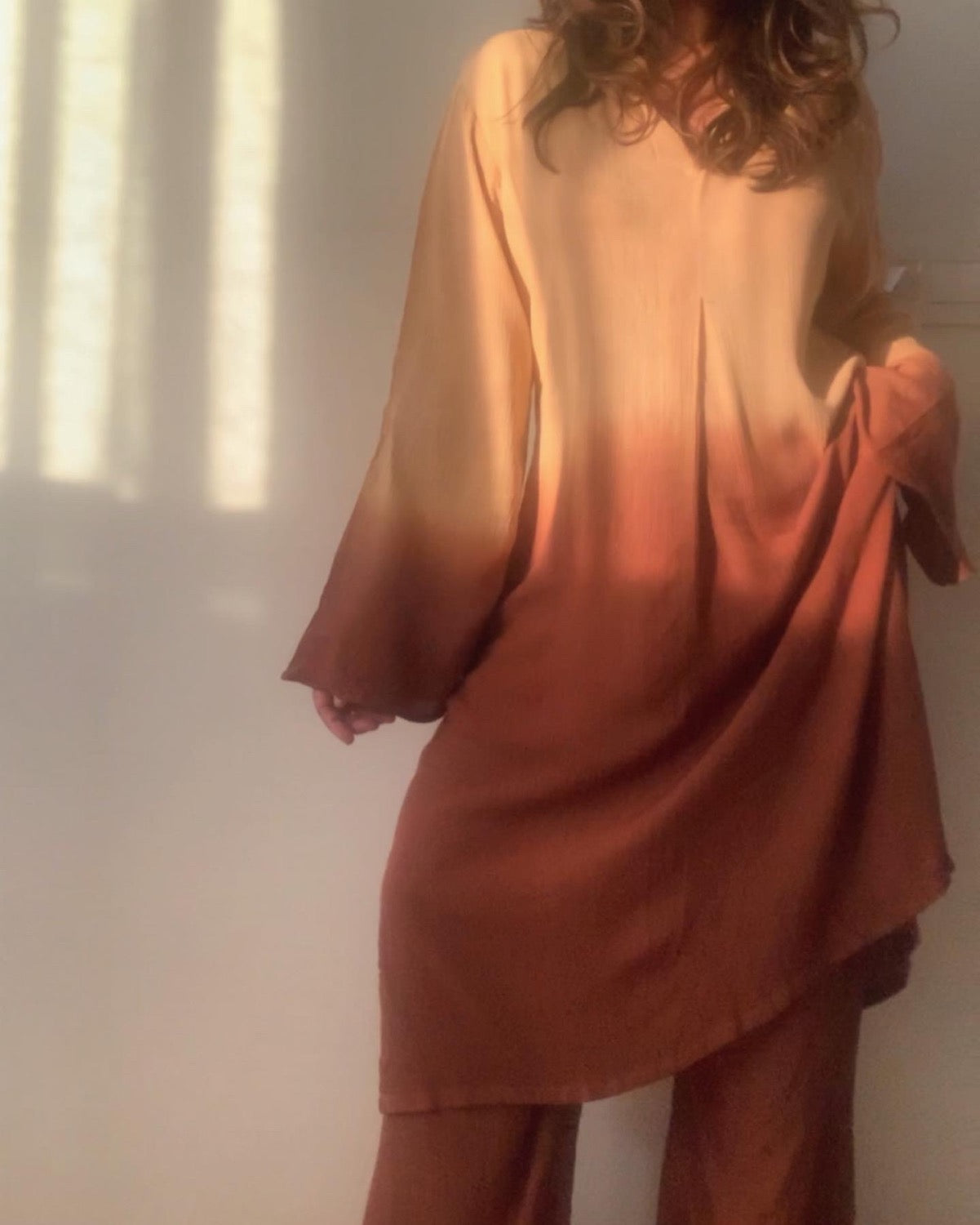 The Magna Mater : Beige And Brown Ombré