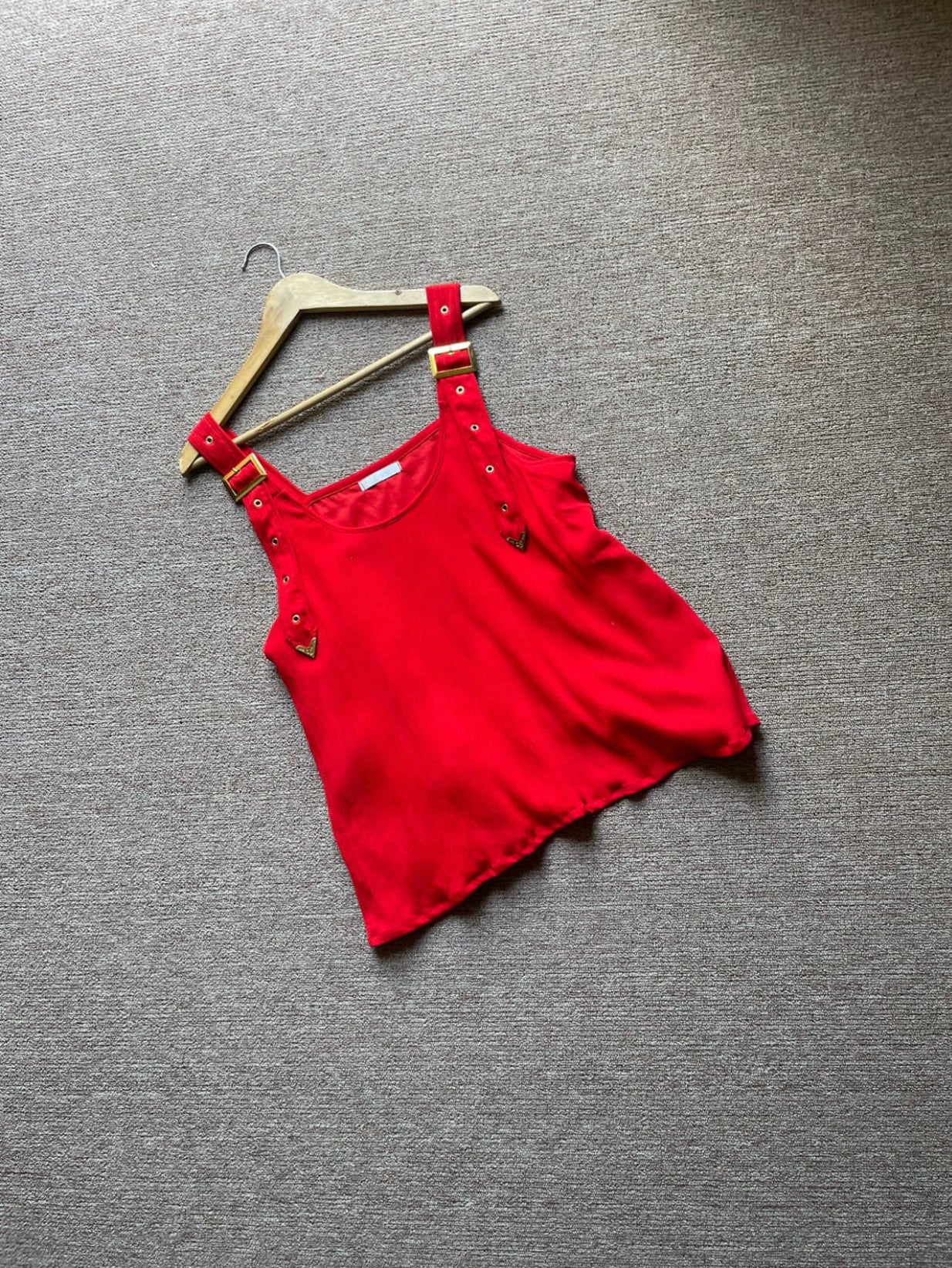 The Harlow Top: Red