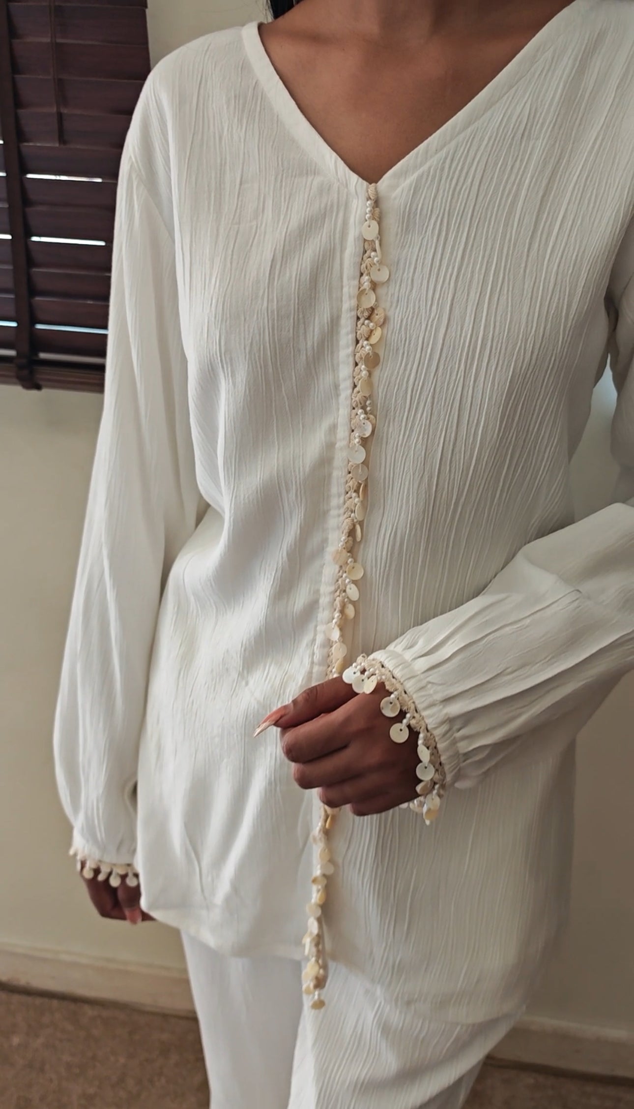 The Moon Shell Set : White