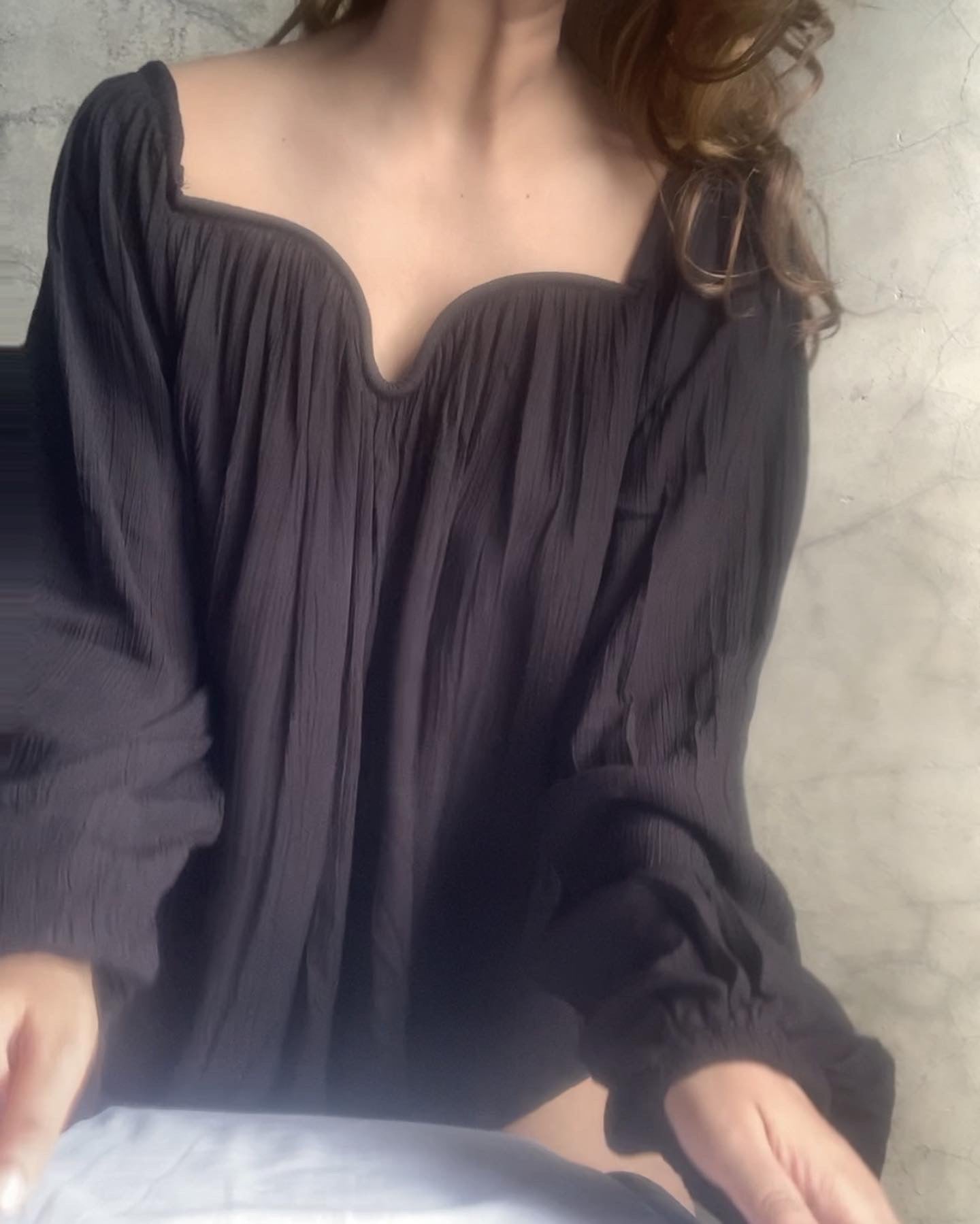 The Valentina Top : Black