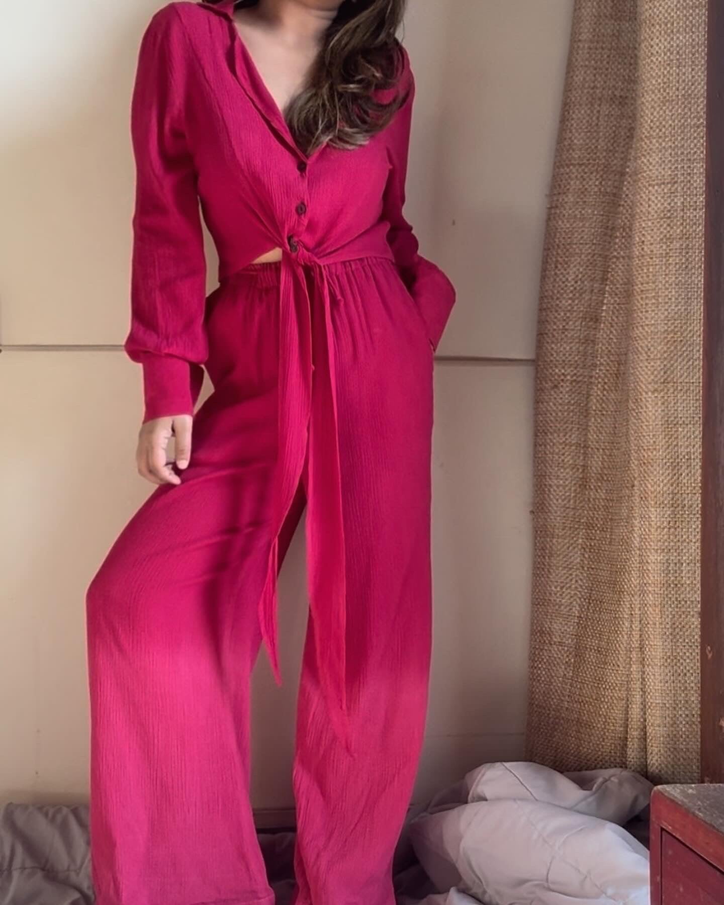 The Palms Eve Set : Fuchsia Ombré