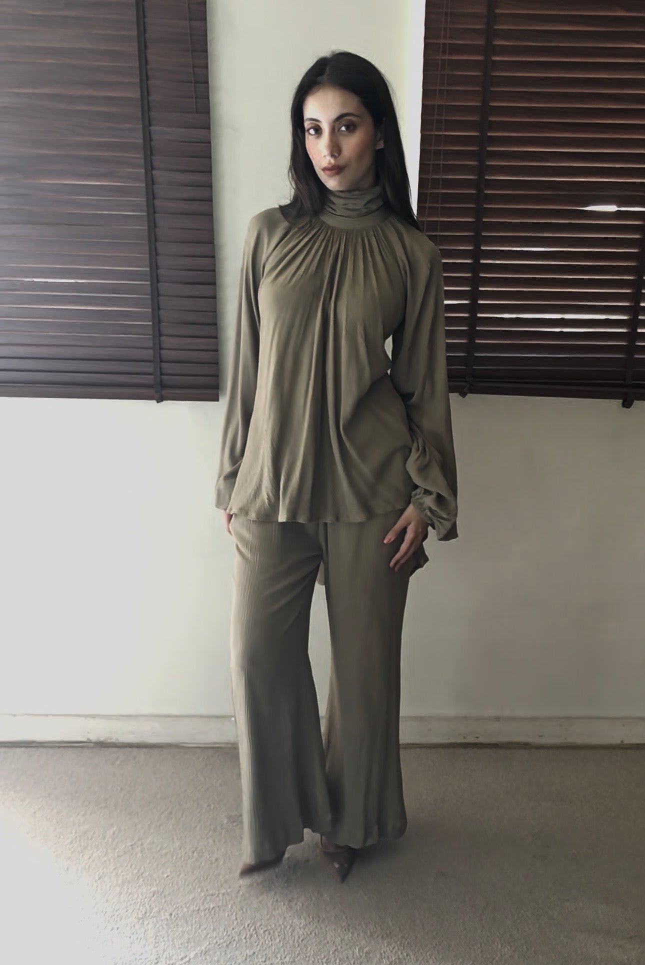 The Dune Swirl Set : Dark Beige Ombre