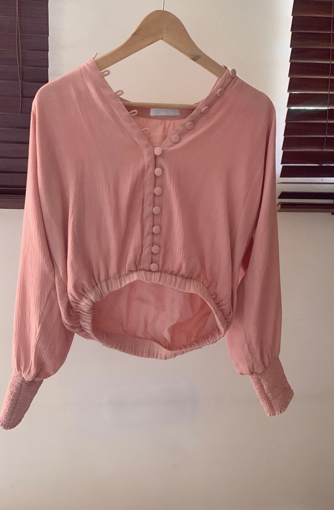 The Valeria Top : Dusty pink