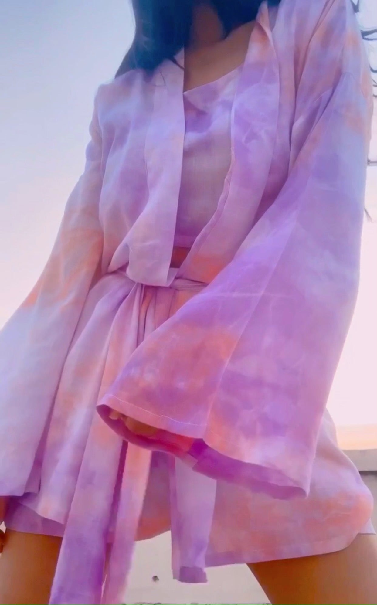 LAVENDER DAWN ROBE SET