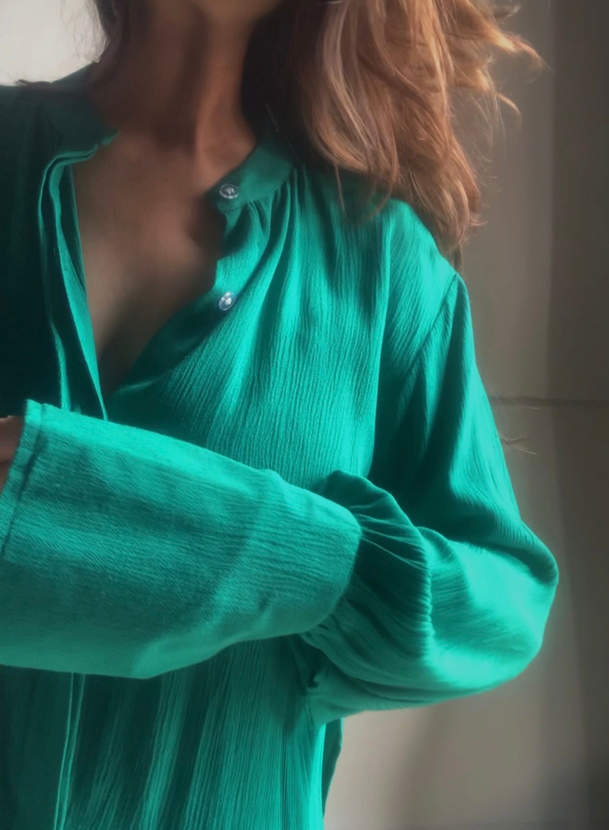 THE SEABED SHIRT : Paris Green