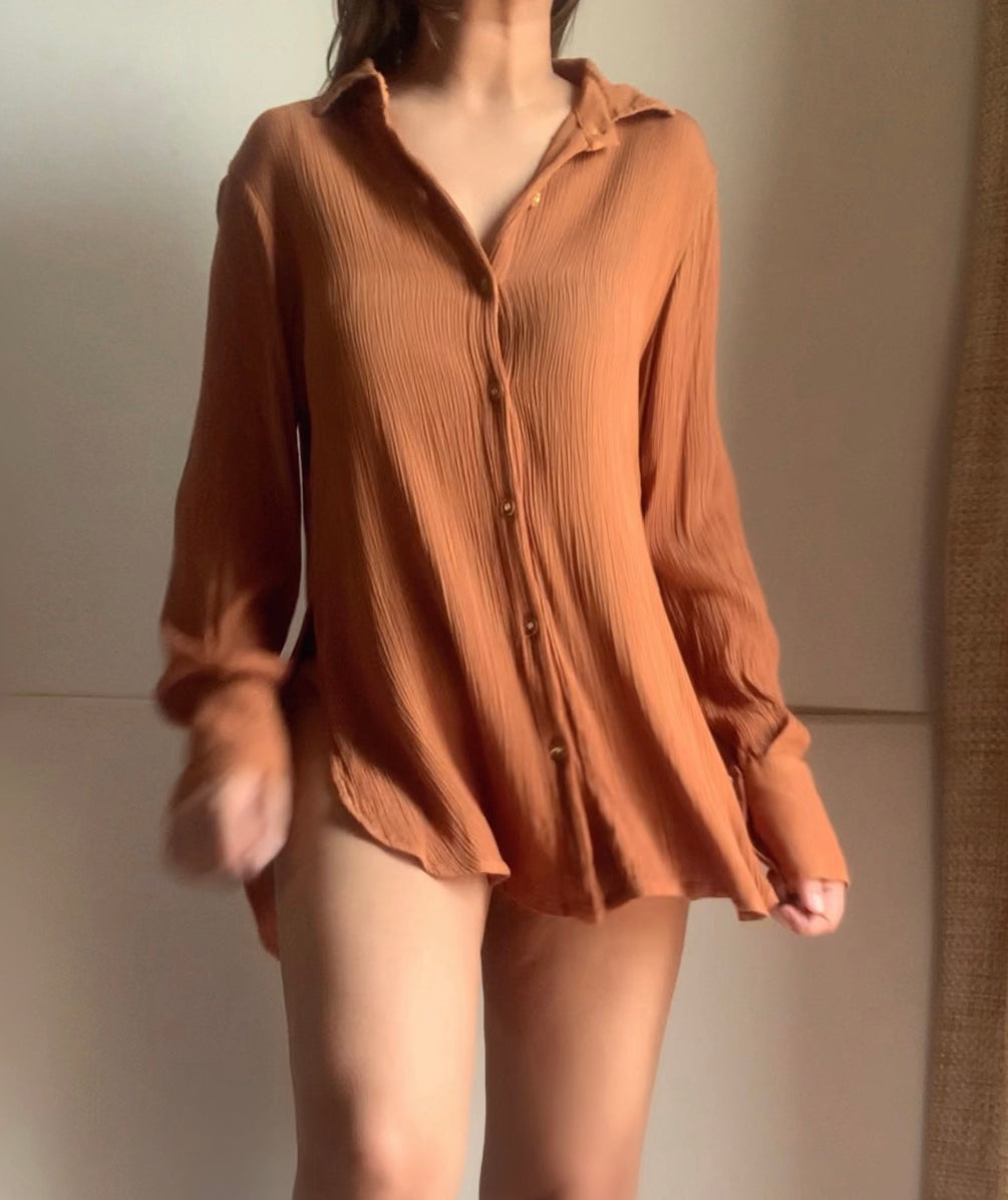 The Dunes Shirt : Amber Honey