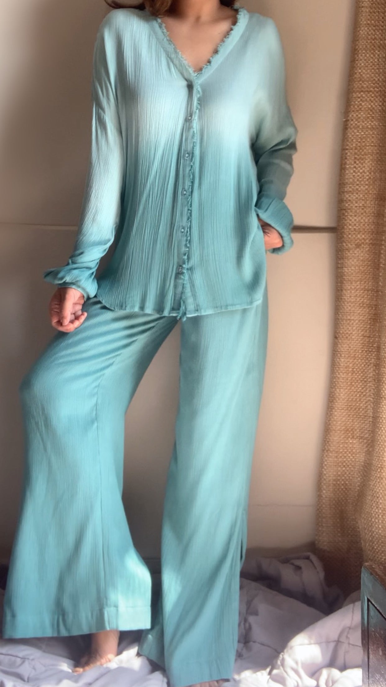 The WAVELET Set : Light Teal Ombré