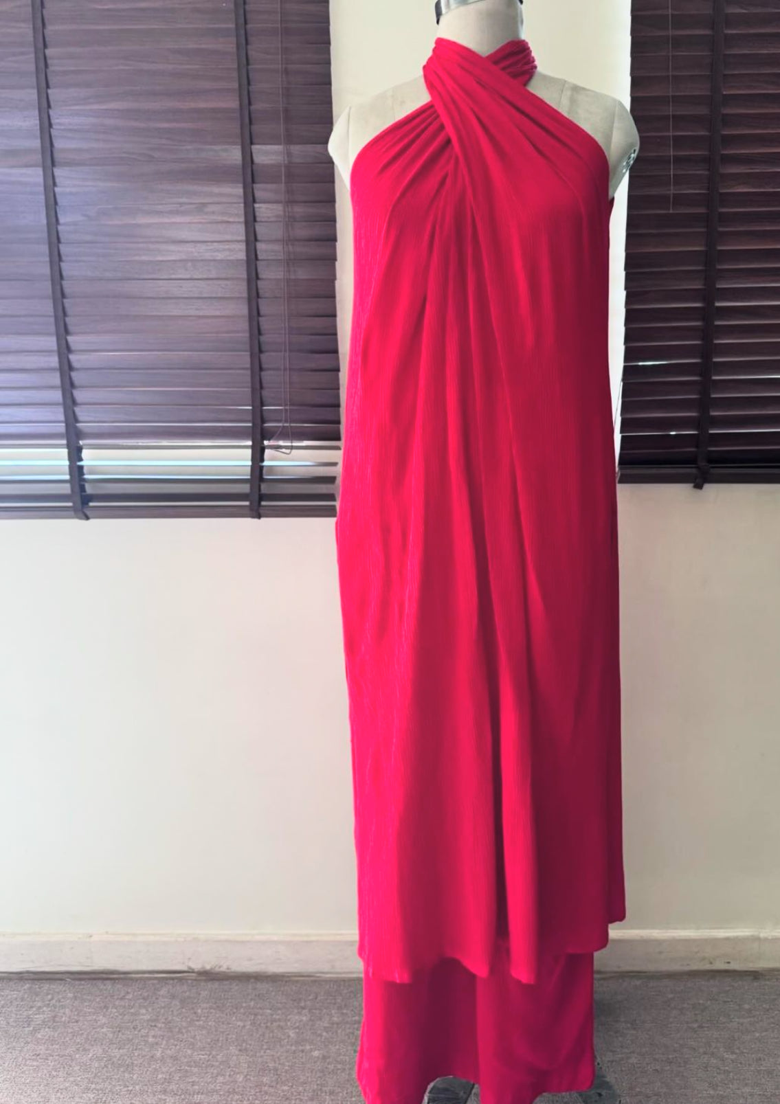 The Poseidon ( back covered ) Long Set : Red