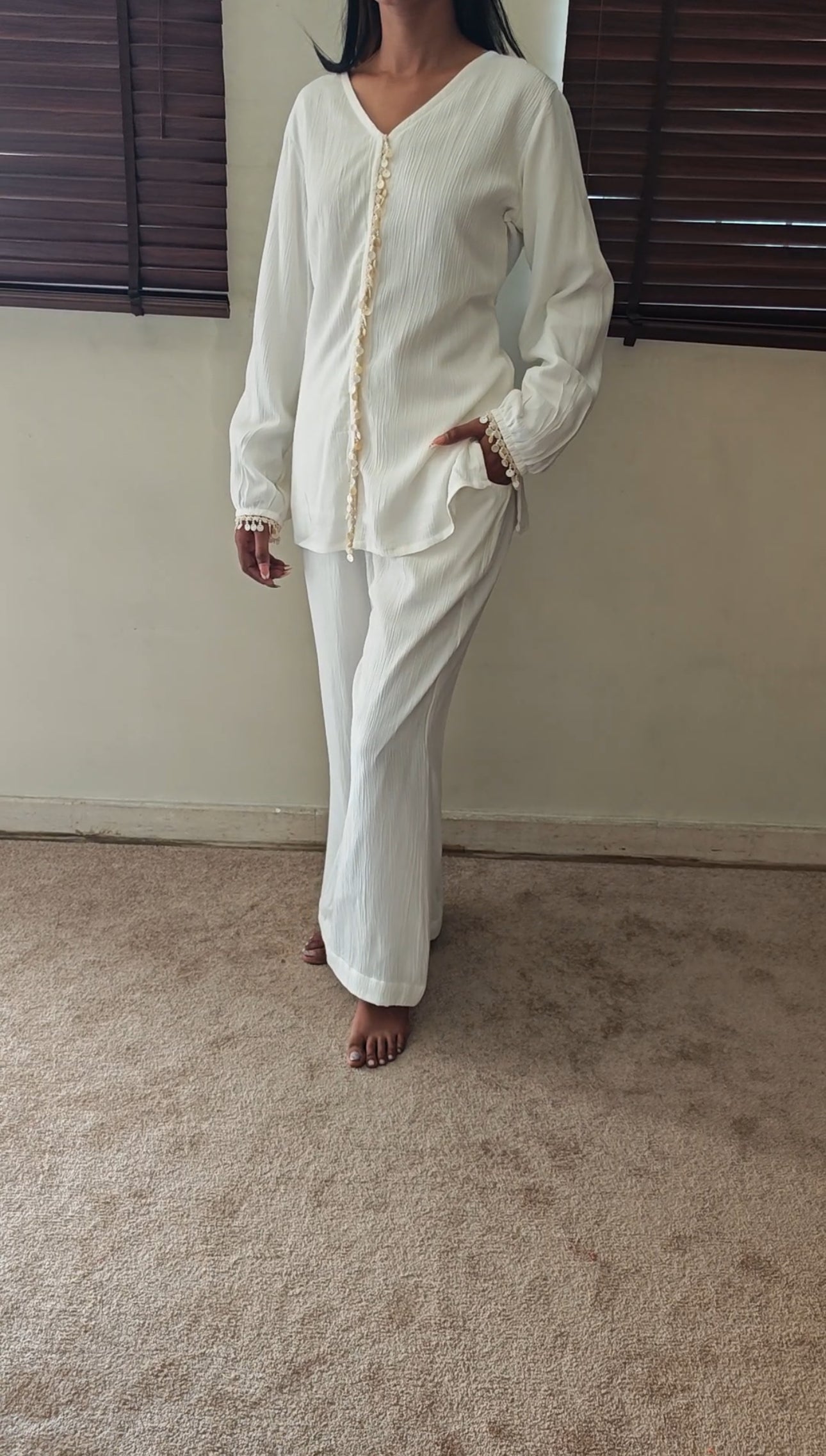 The Moon Shell Set : White