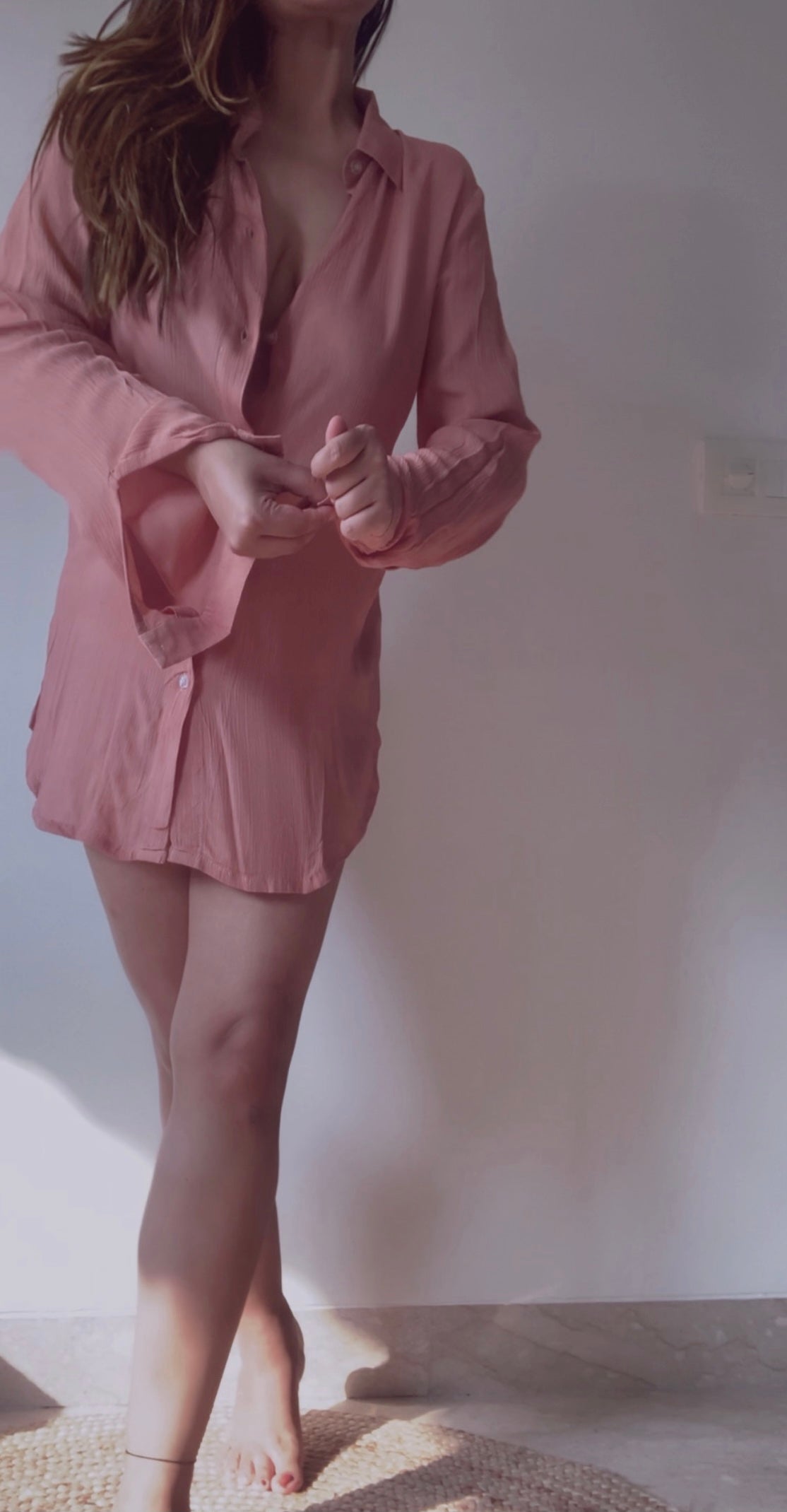 SALMON SAND SHIRT