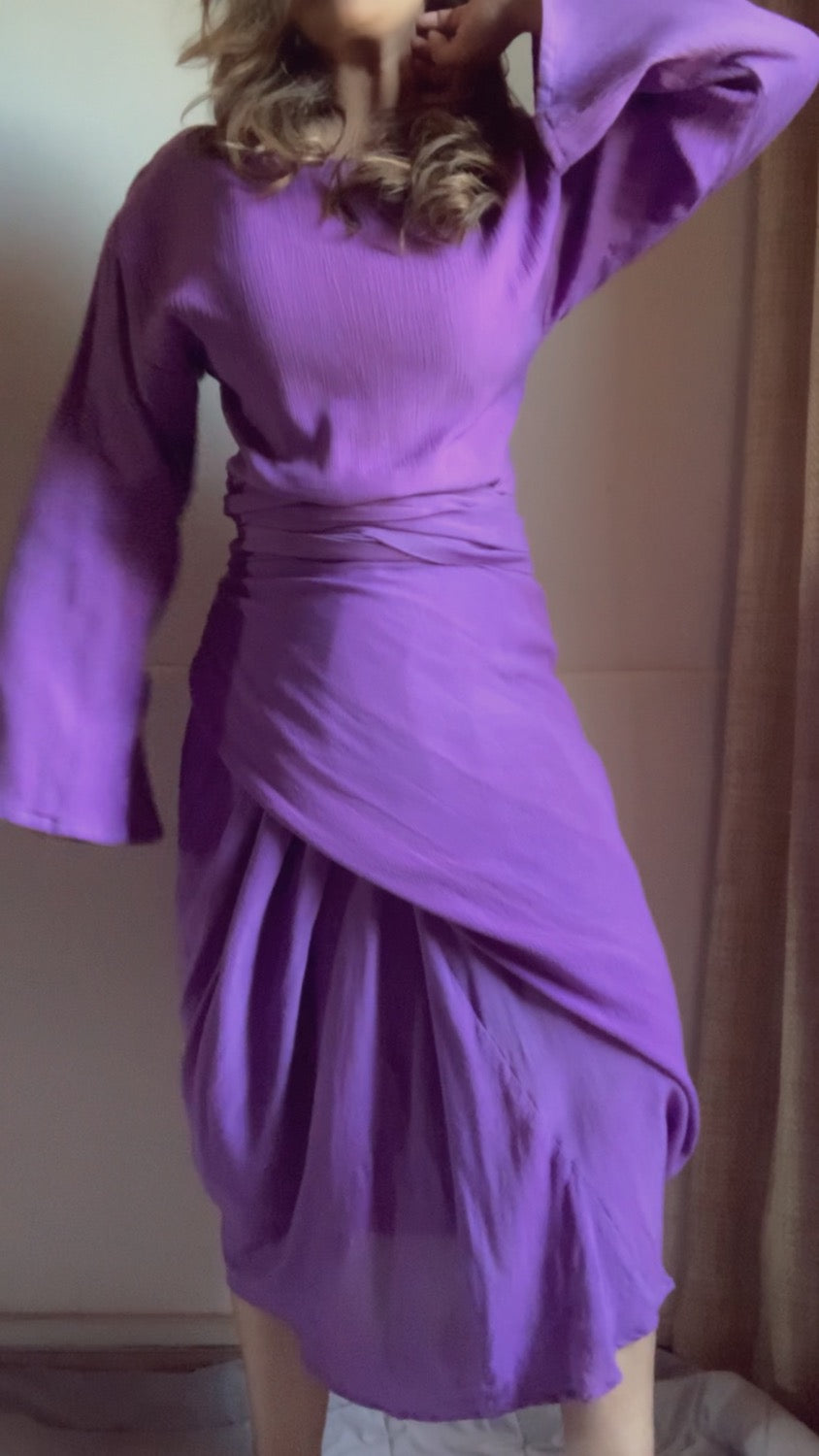 The True Tulip Dress : Dark Lavender