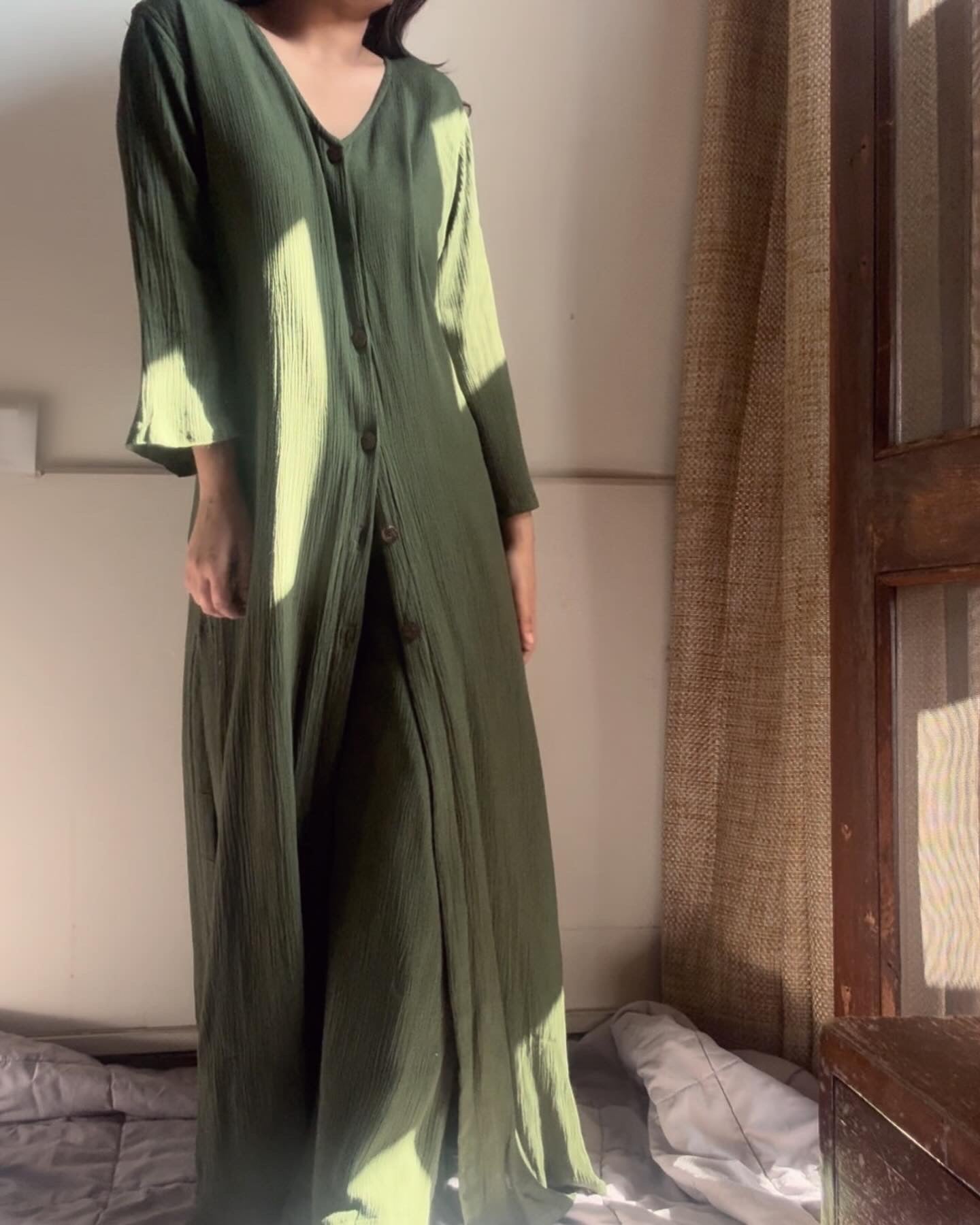 The Juliet Set With Sleeves : Olive