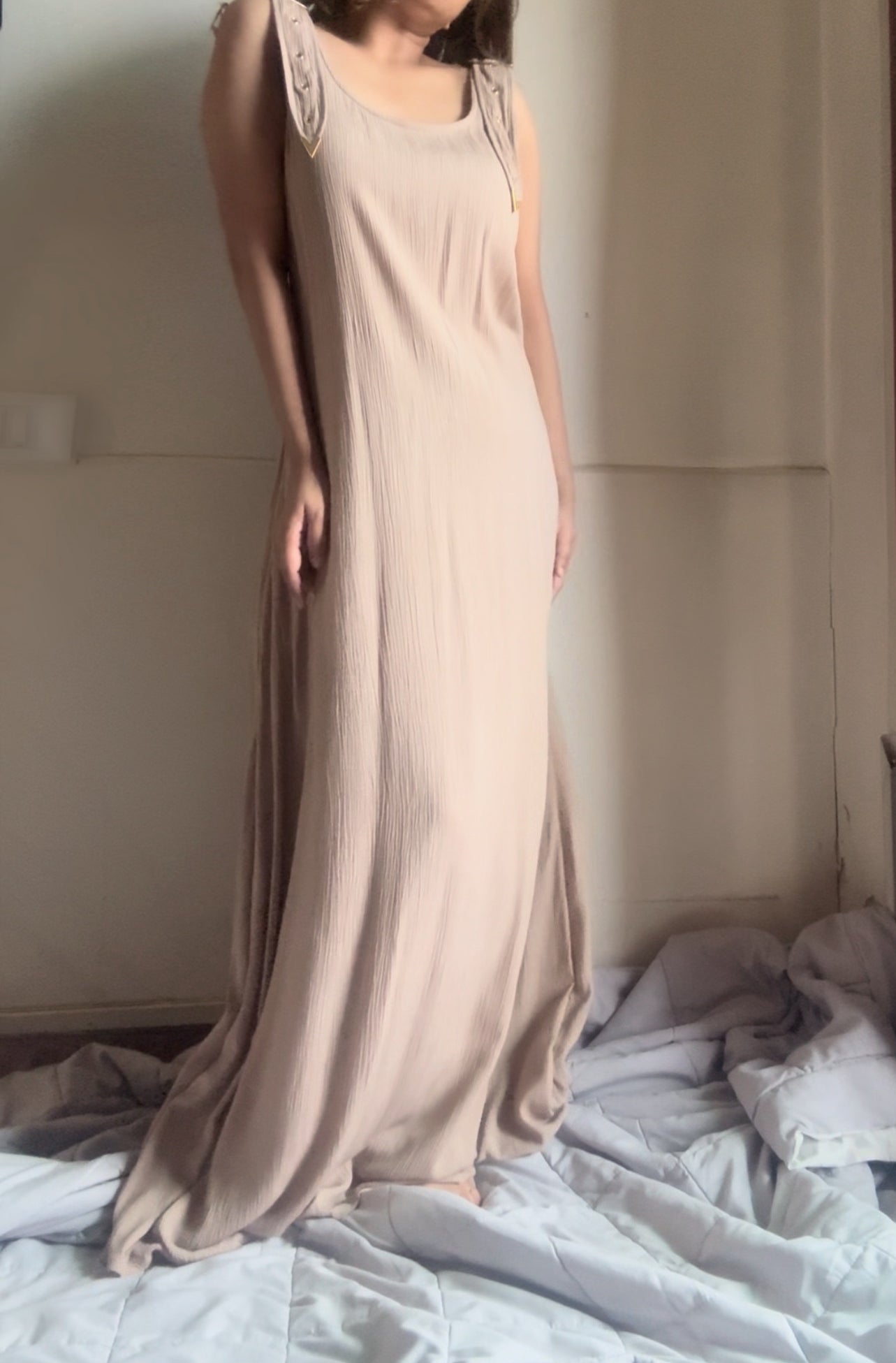 The Harlow Maxi : Sand Beige