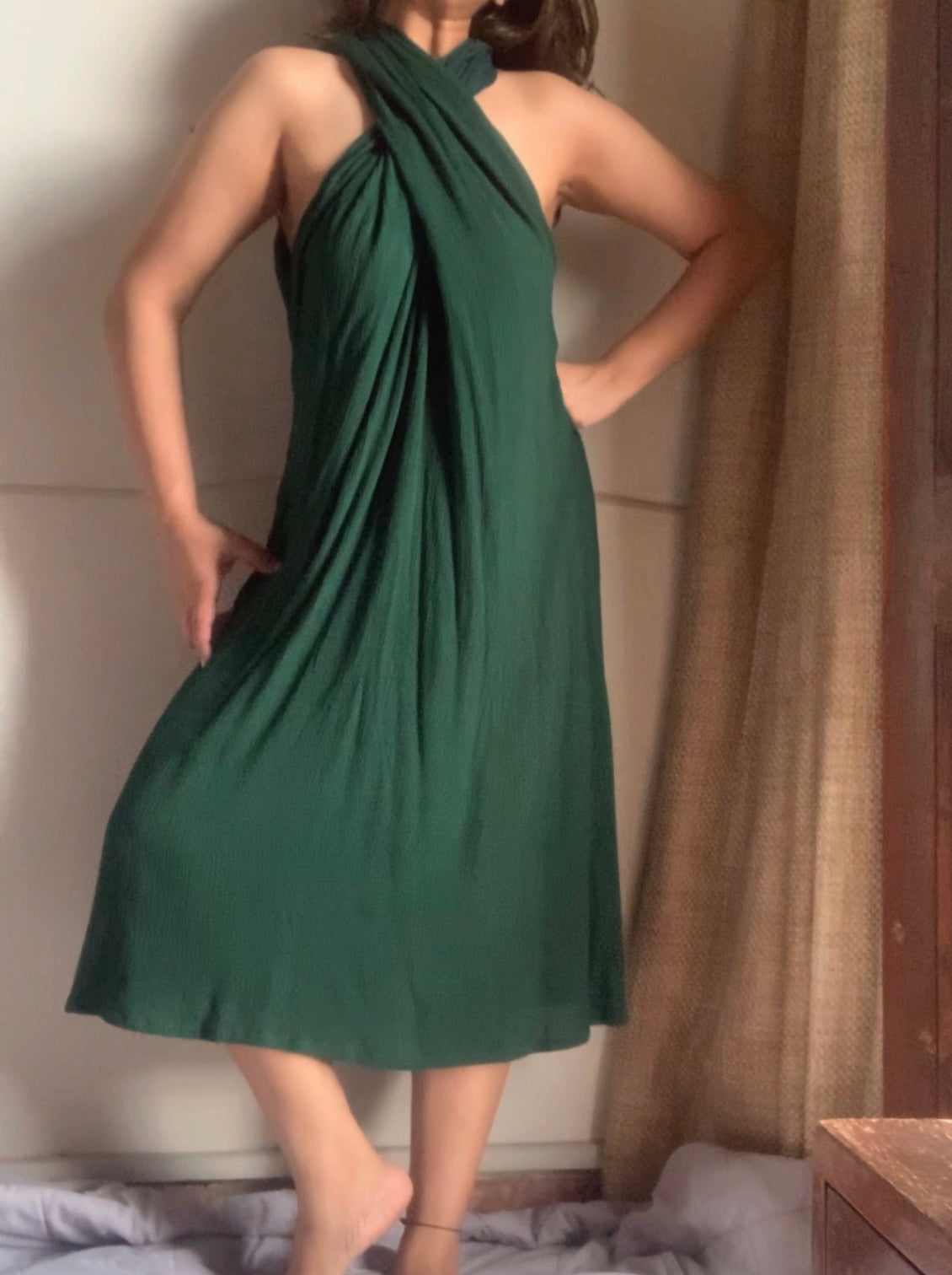 The Poseidon Midi : Forest Green