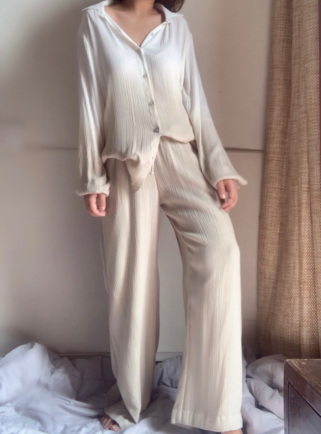 The Sand Set : White And Beige Ombré