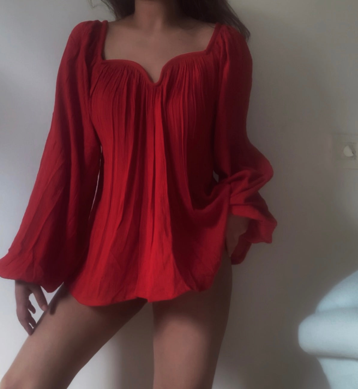 The Valentina Top : Red