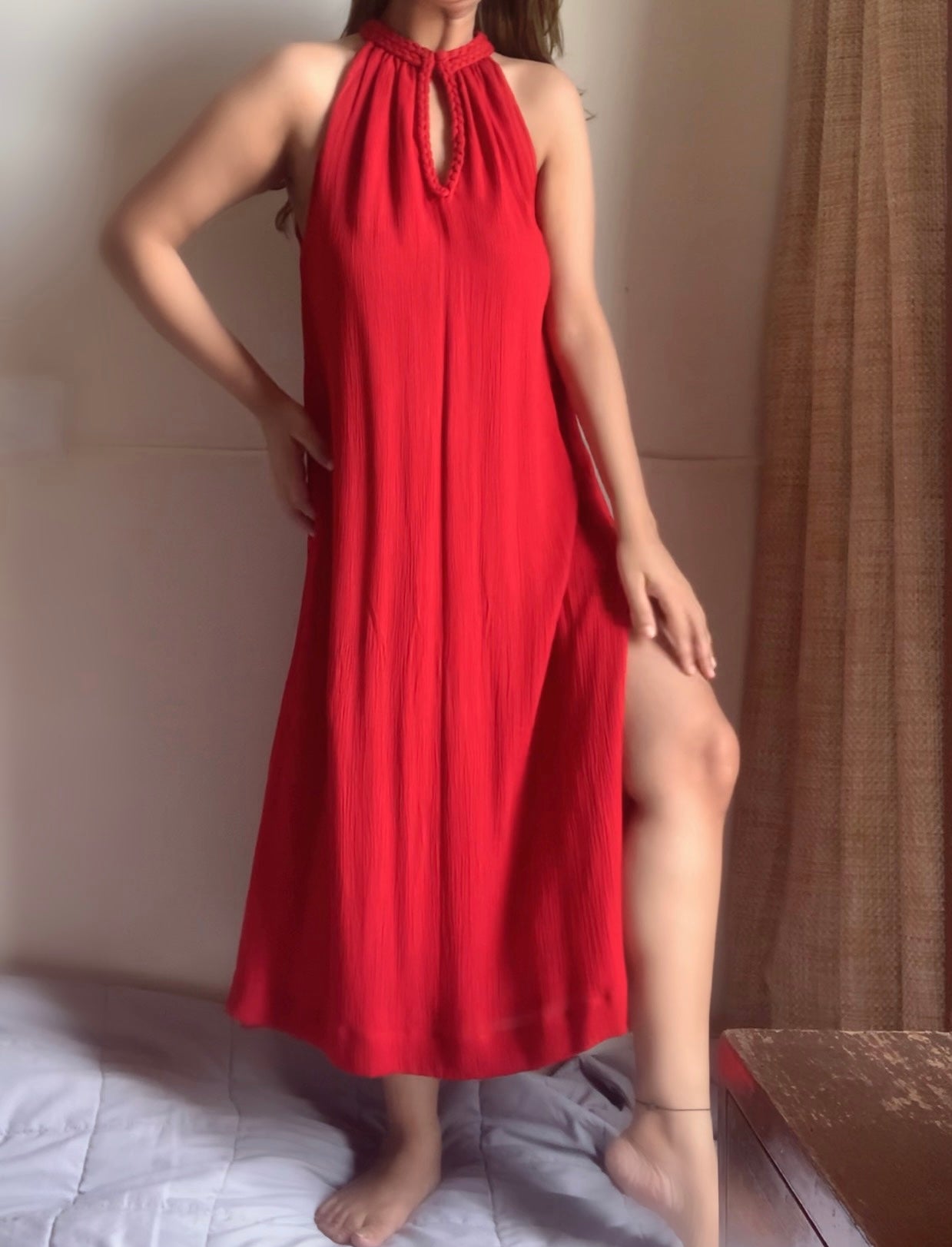 The Mira Kurta : Red