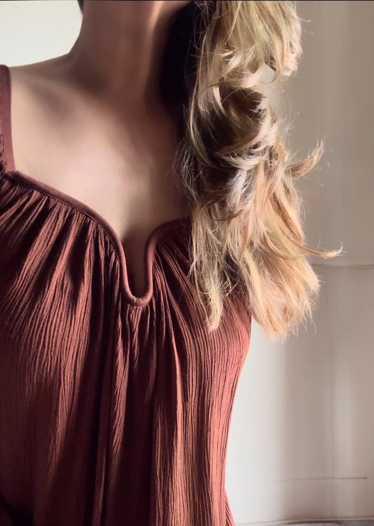 The Valentina Kurta Set : Coffee Brown