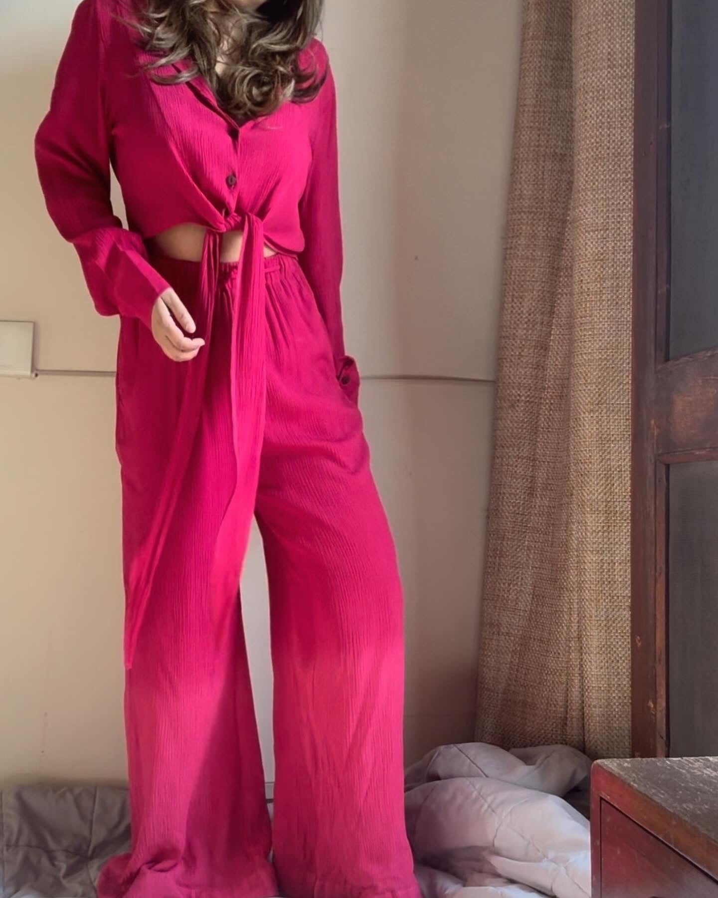The Palms Eve Set : Fuchsia Ombré
