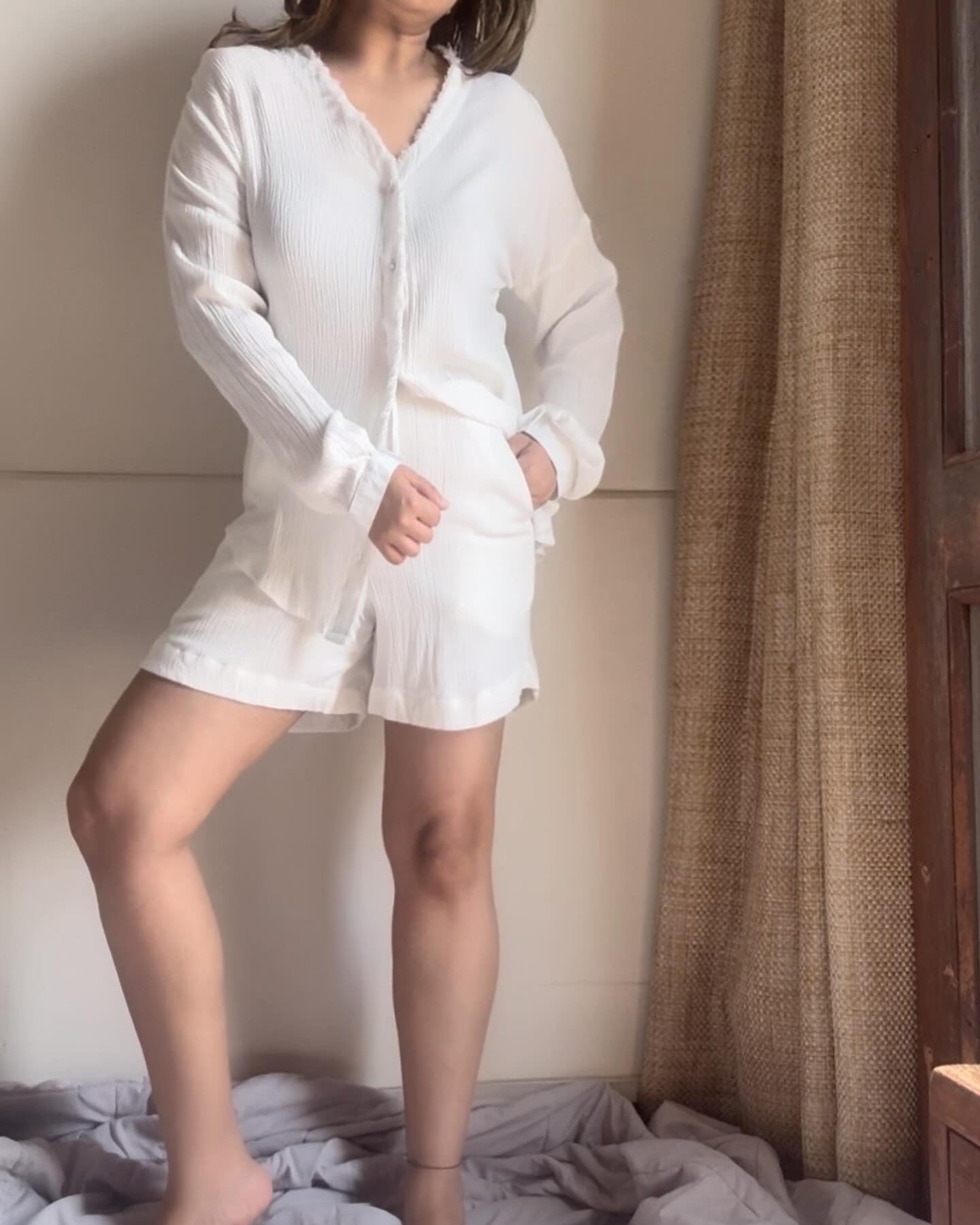 The Wavelet Shorts Set : White