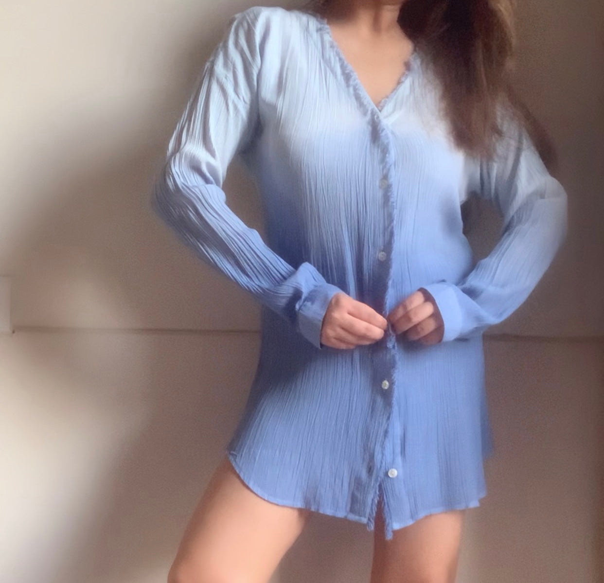 THE WAVELET SHIRT : Blue Ombré