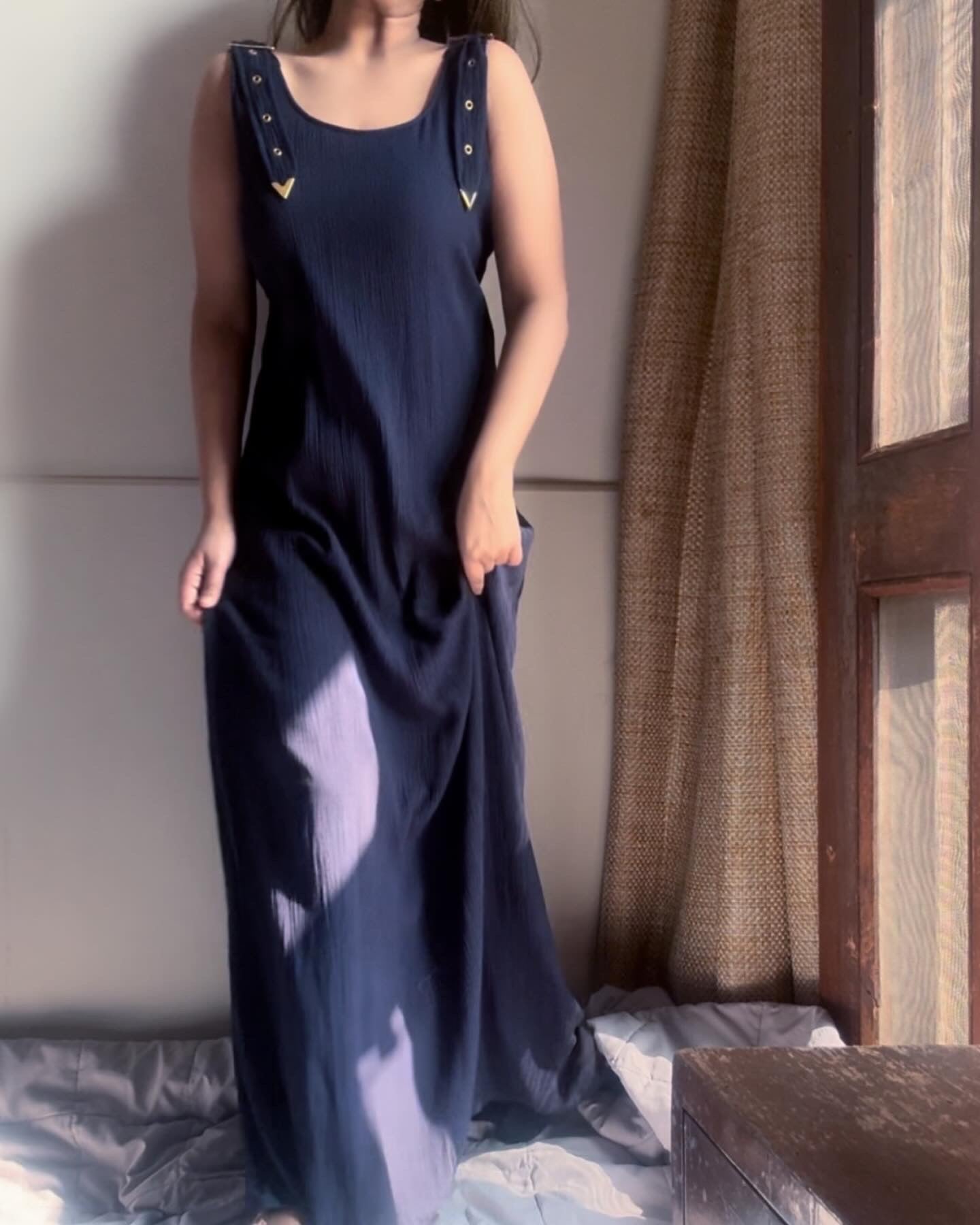 The Harlow Maxi : Dark Blue
