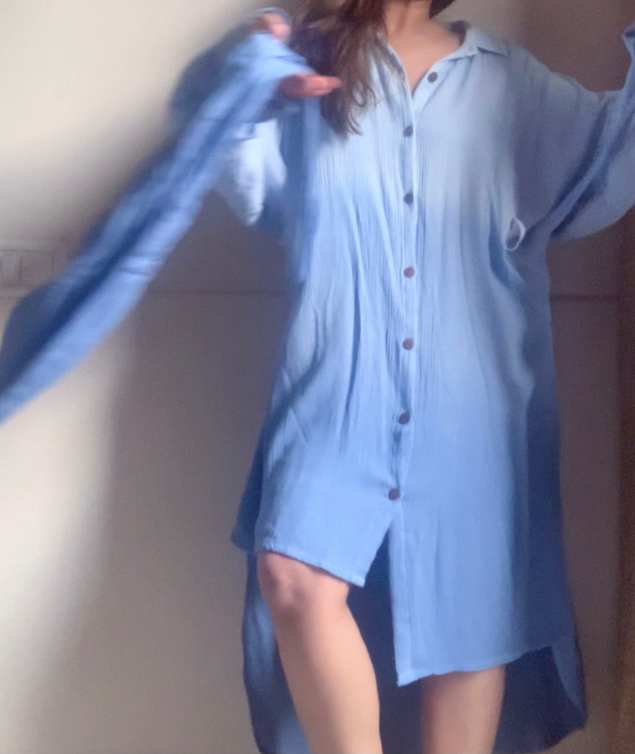 THE FLOW DRESS : Blue Ombre