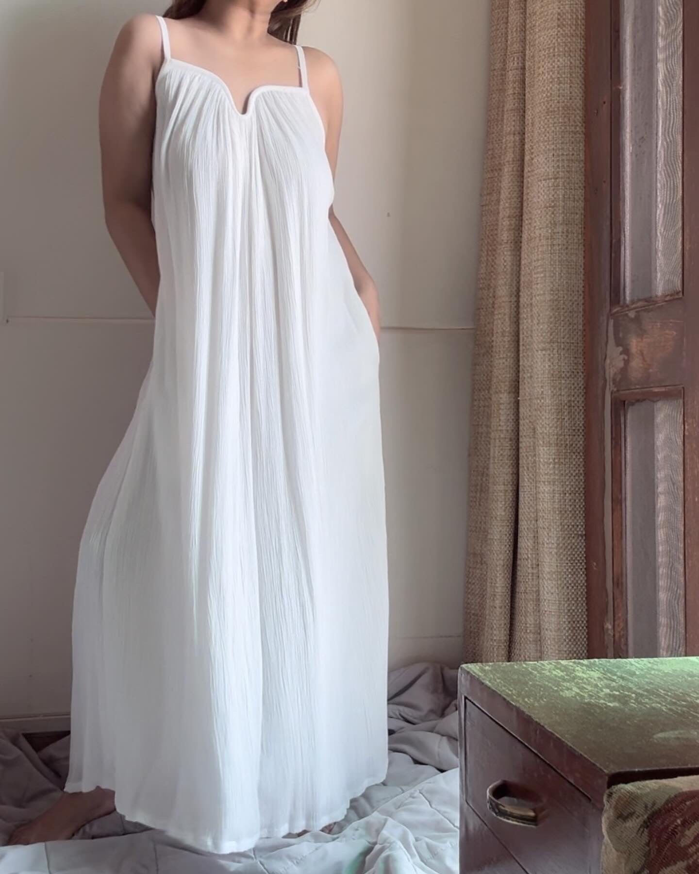 The Scallop Maxi : White