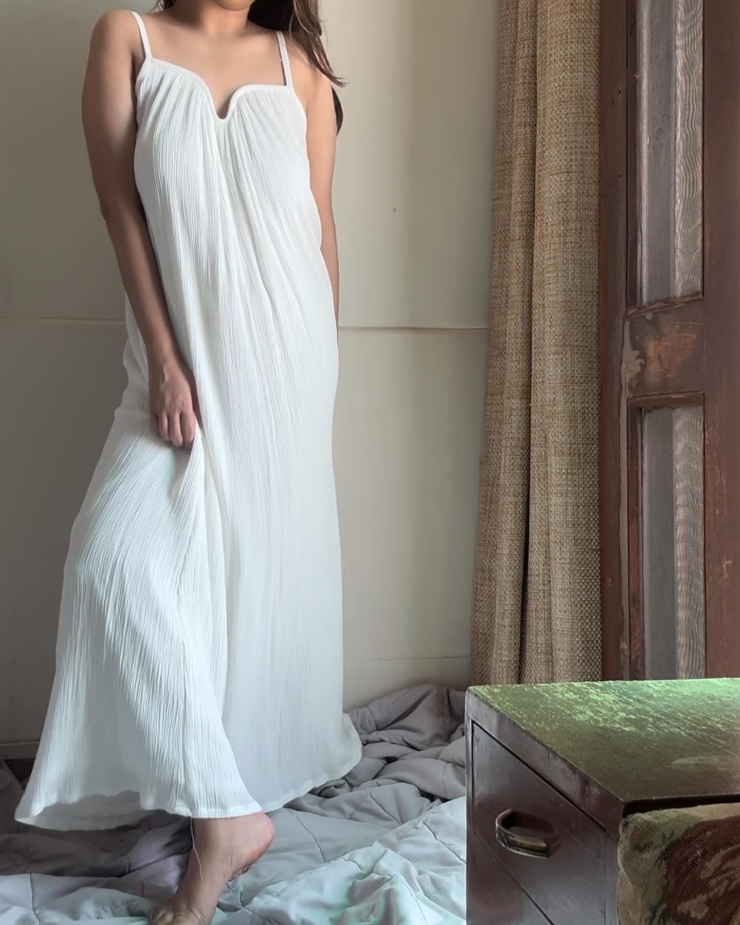 The Scallop Maxi : White