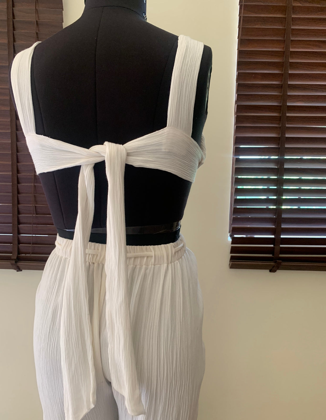 The Sand Shirt + The Shell Bralette : White