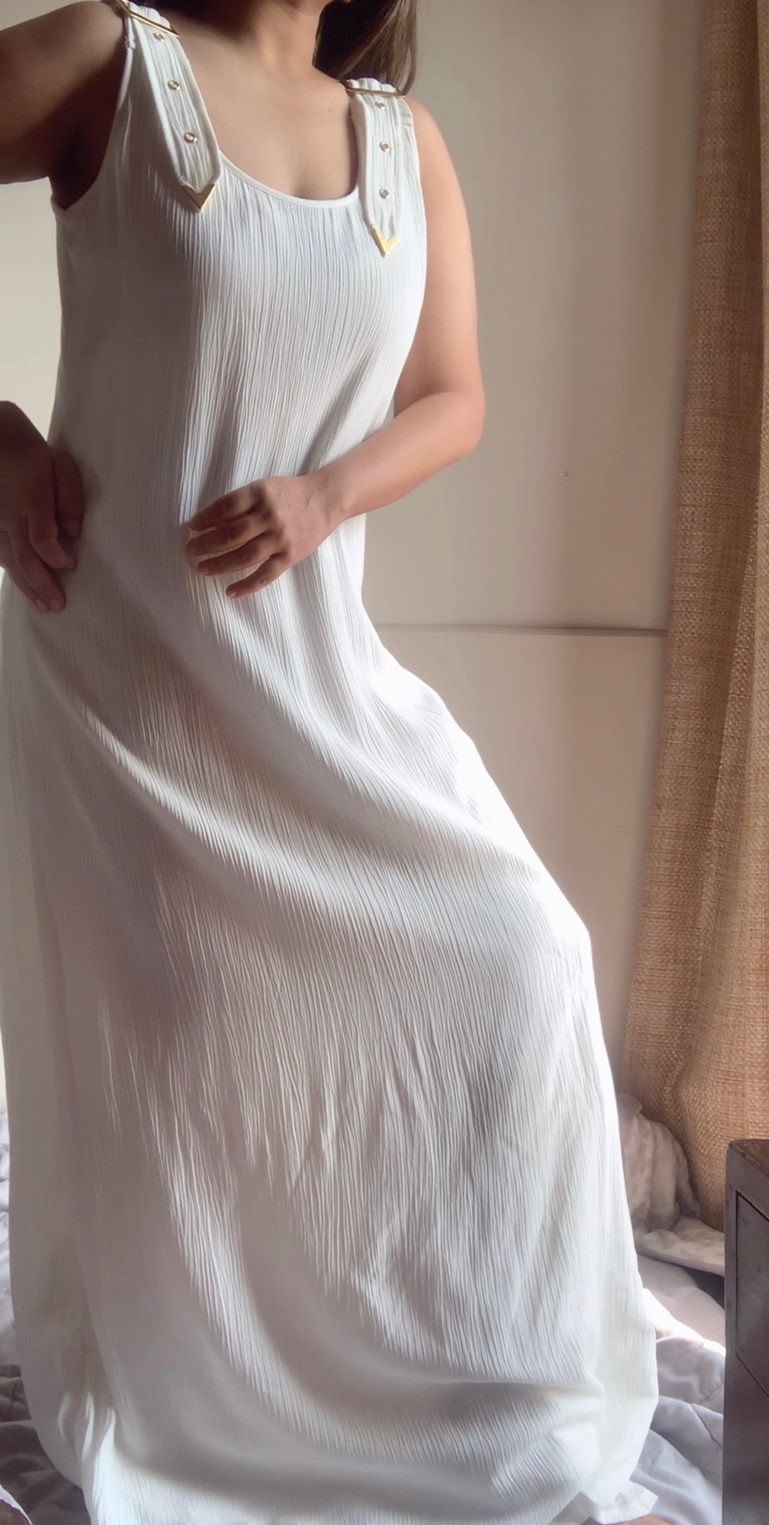 The Harlow Maxi : White