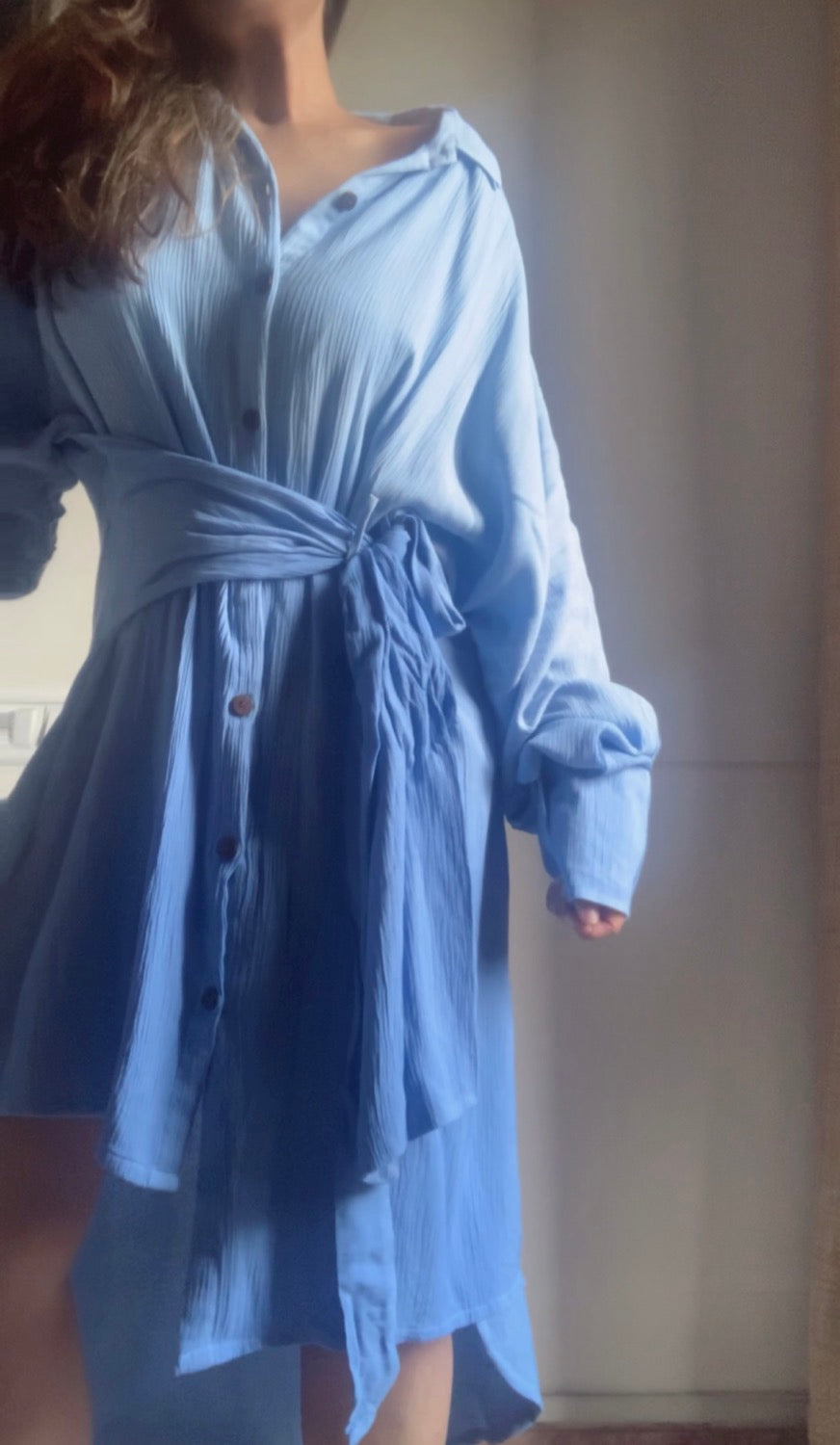 THE FLOW DRESS : Blue Ombre