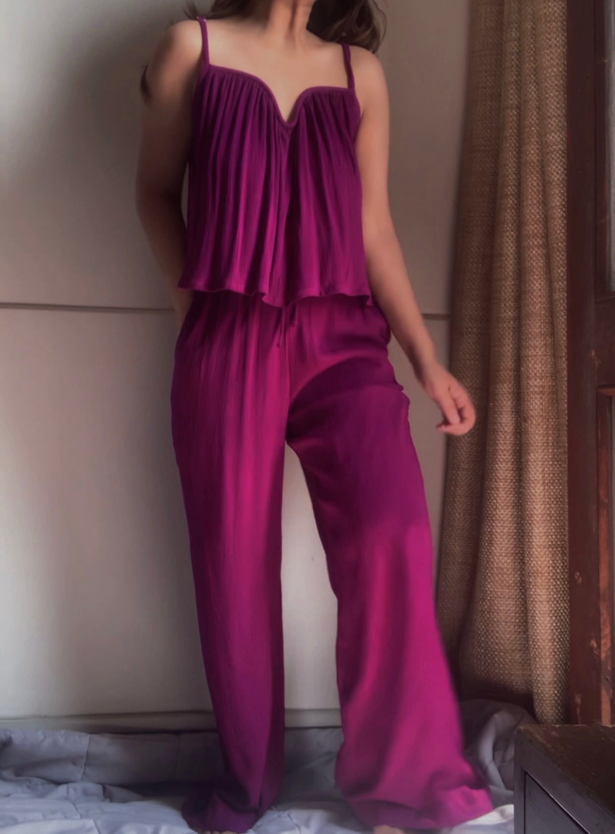 The Scallop Set : Burgundy