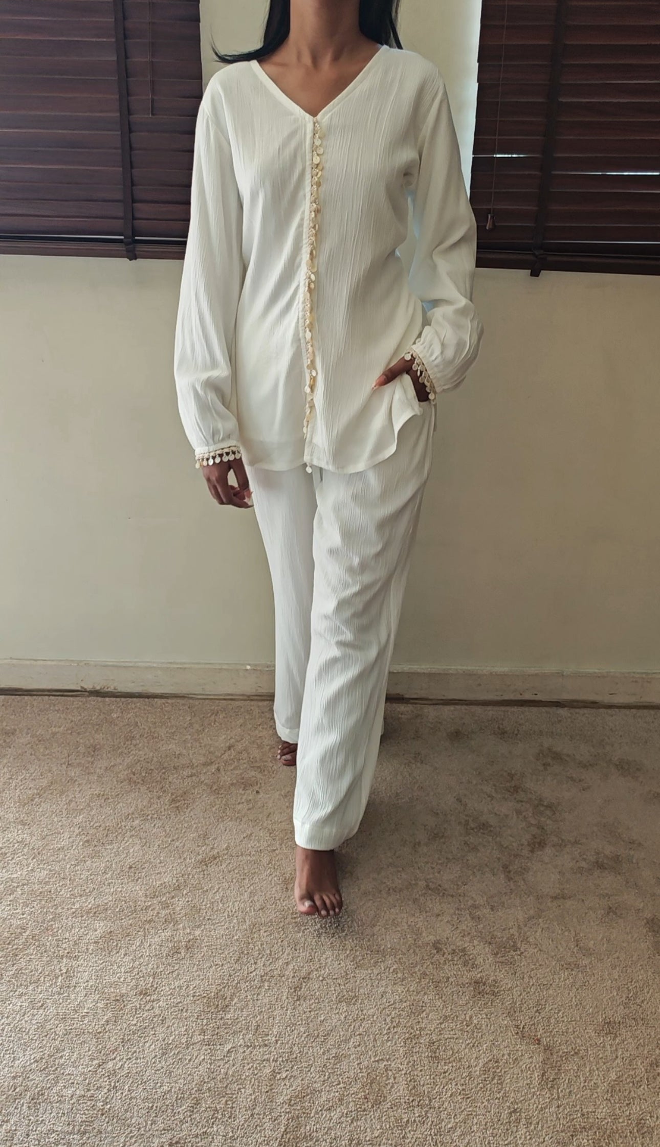 The Moon Shell Set : White