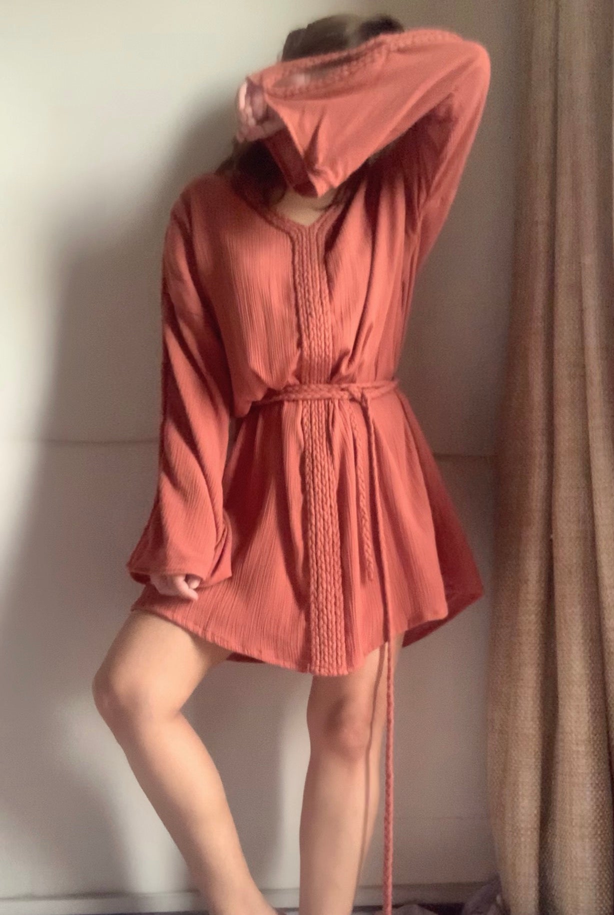 The Hestia Dress : Brick Orange