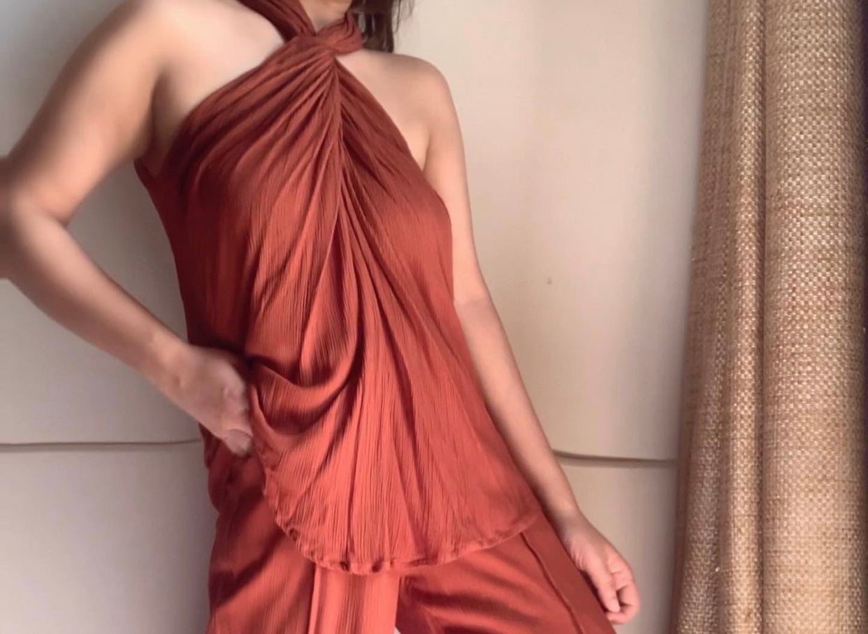 The Gloria Top: Burnt Orange