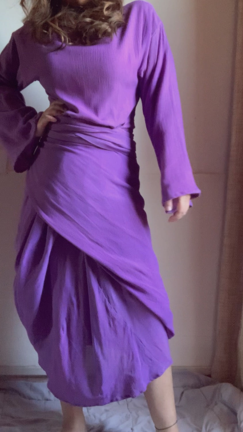 The True Tulip Dress : Dark Lavender