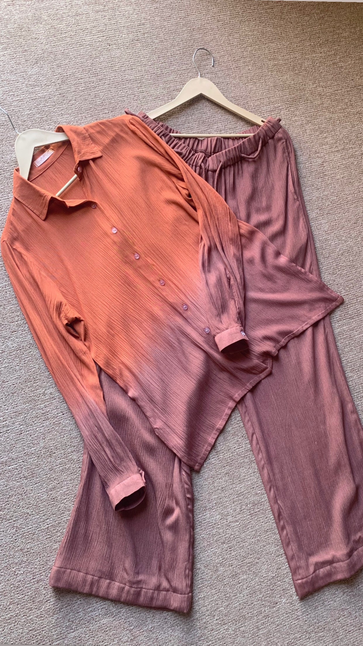 The Sand Set : Orange And Brown Ombré