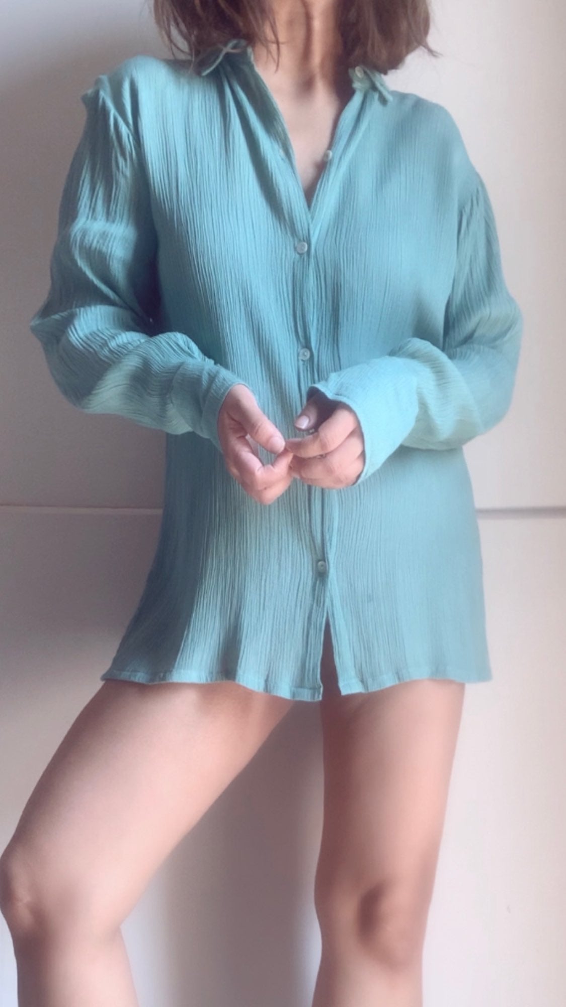 THE SAND SHIRT : Teal