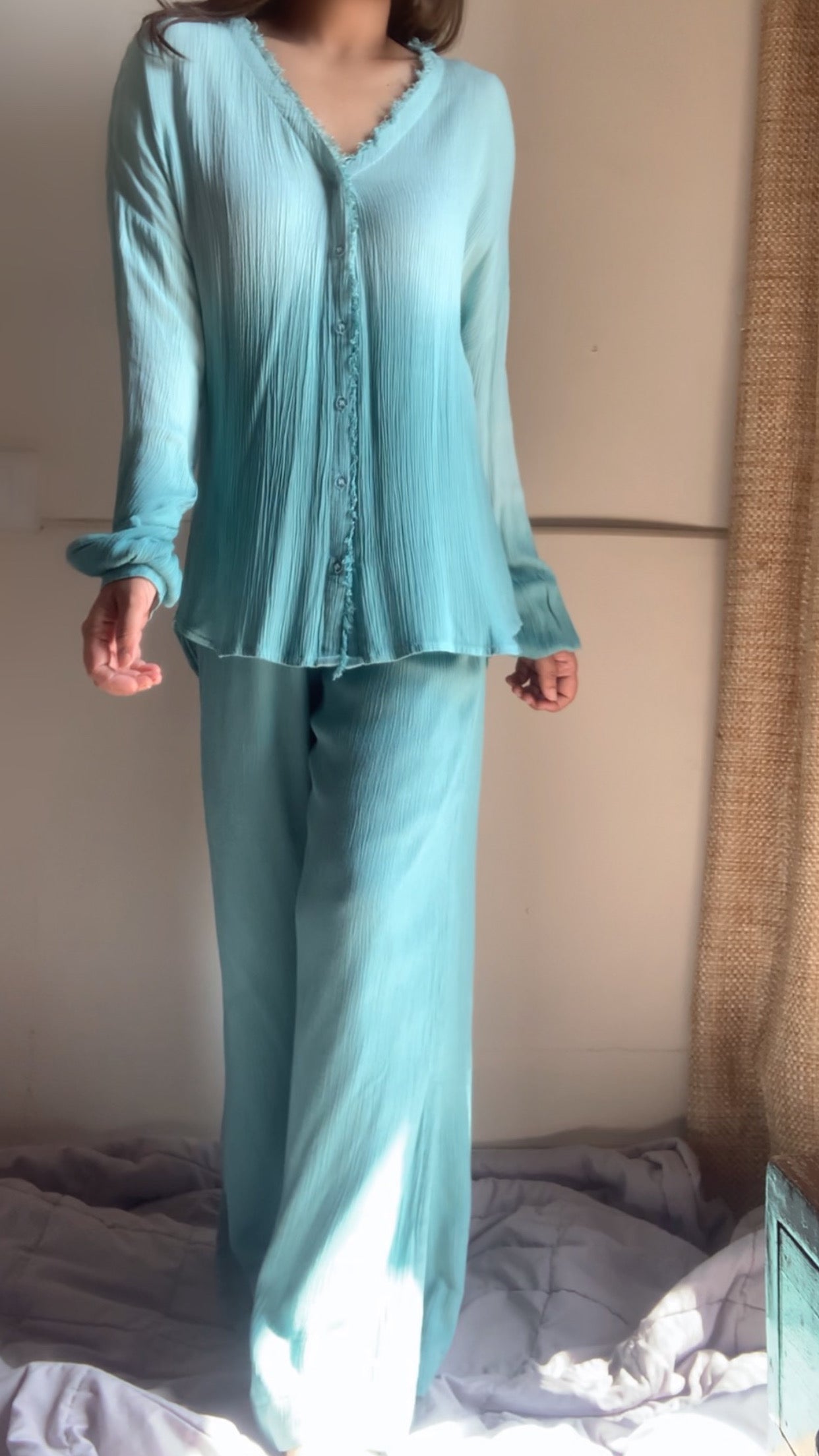 The WAVELET Set : Light Teal Ombré