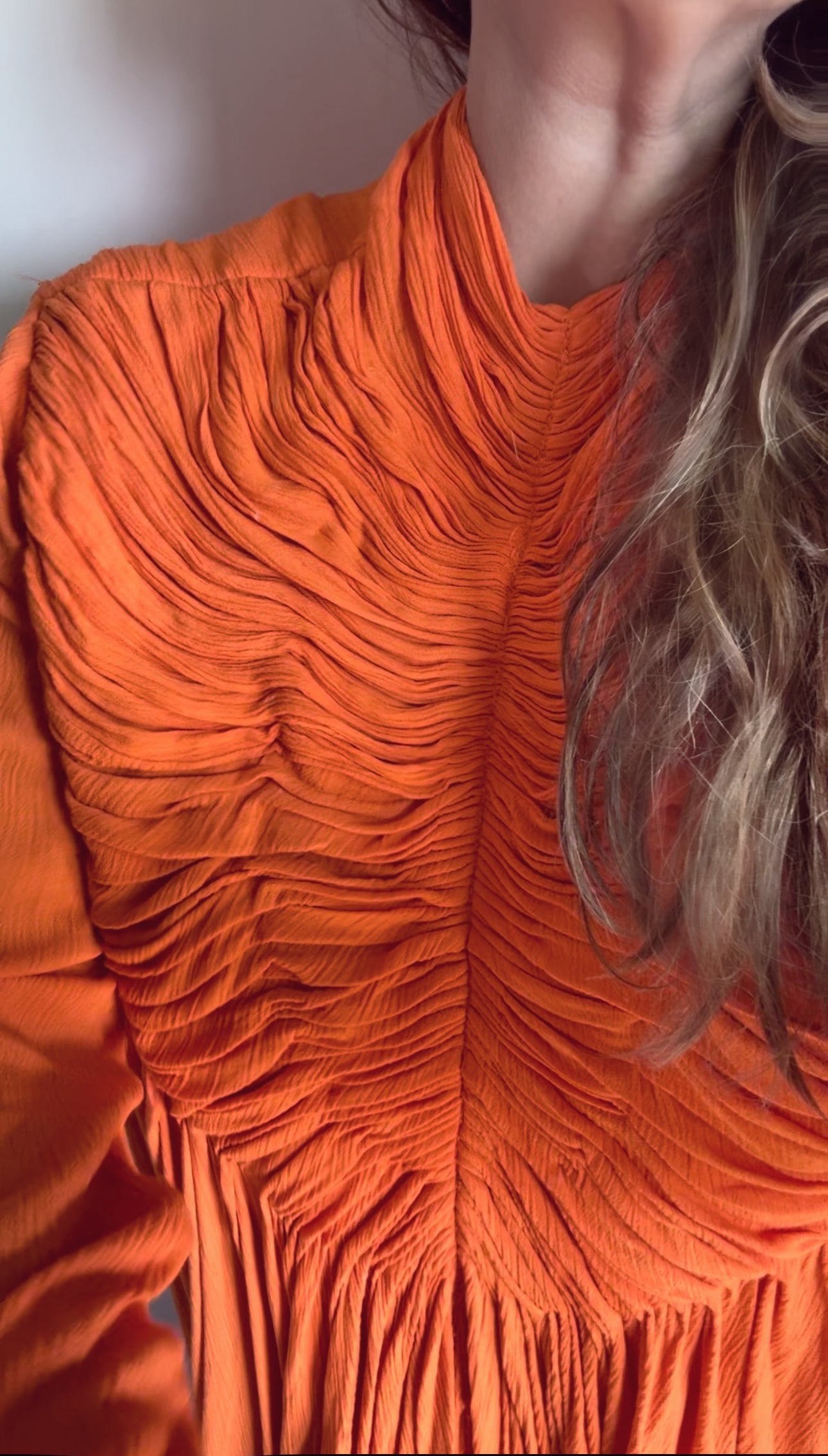 The Horizon Blush Set With Sleeves : Tangerine