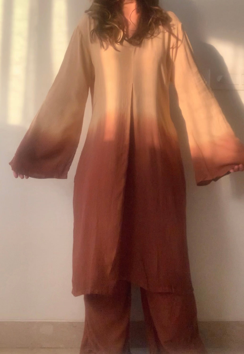 The Magna Mater : Beige And Brown Ombré