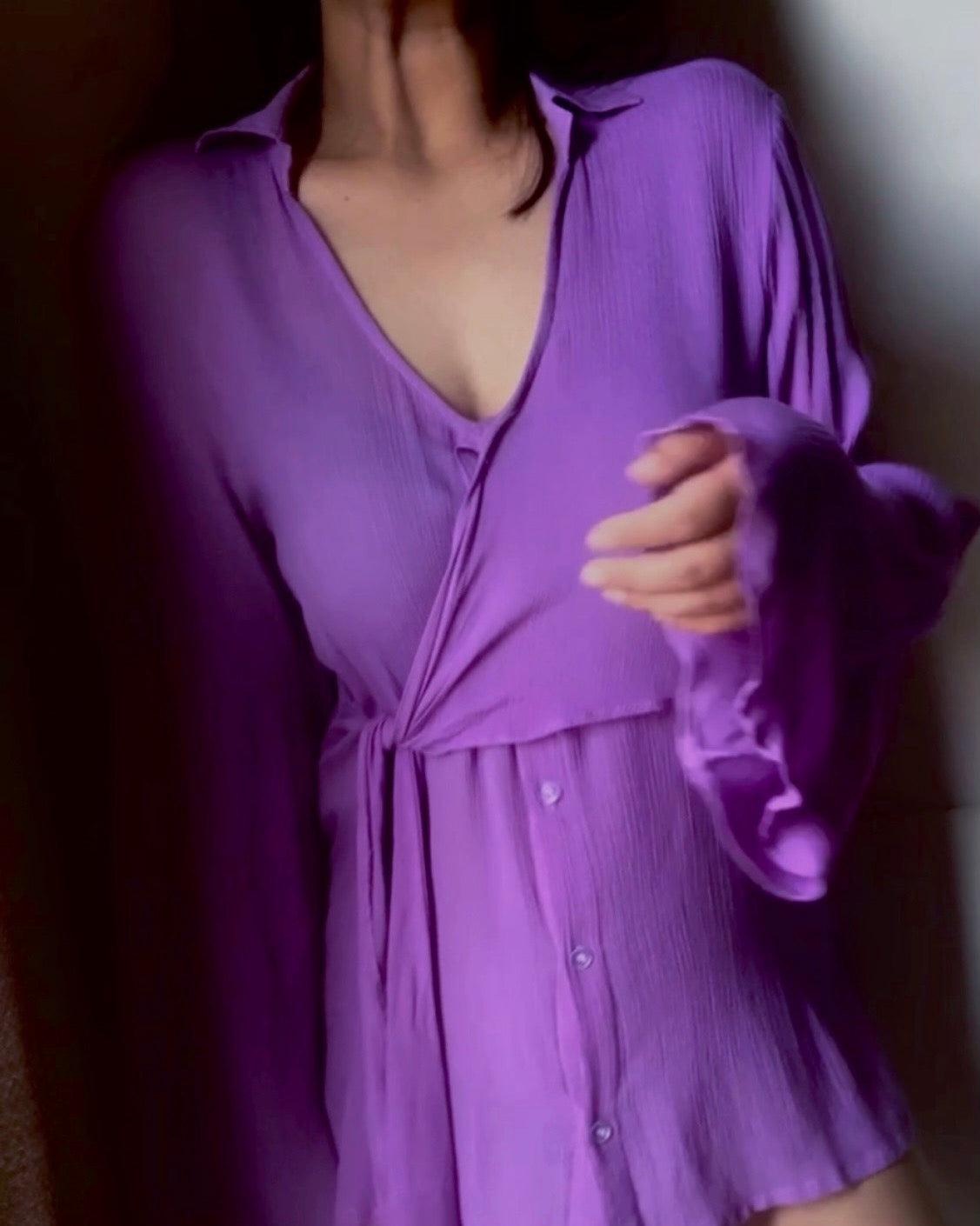 THALASSIC TOP : Dark Lavender