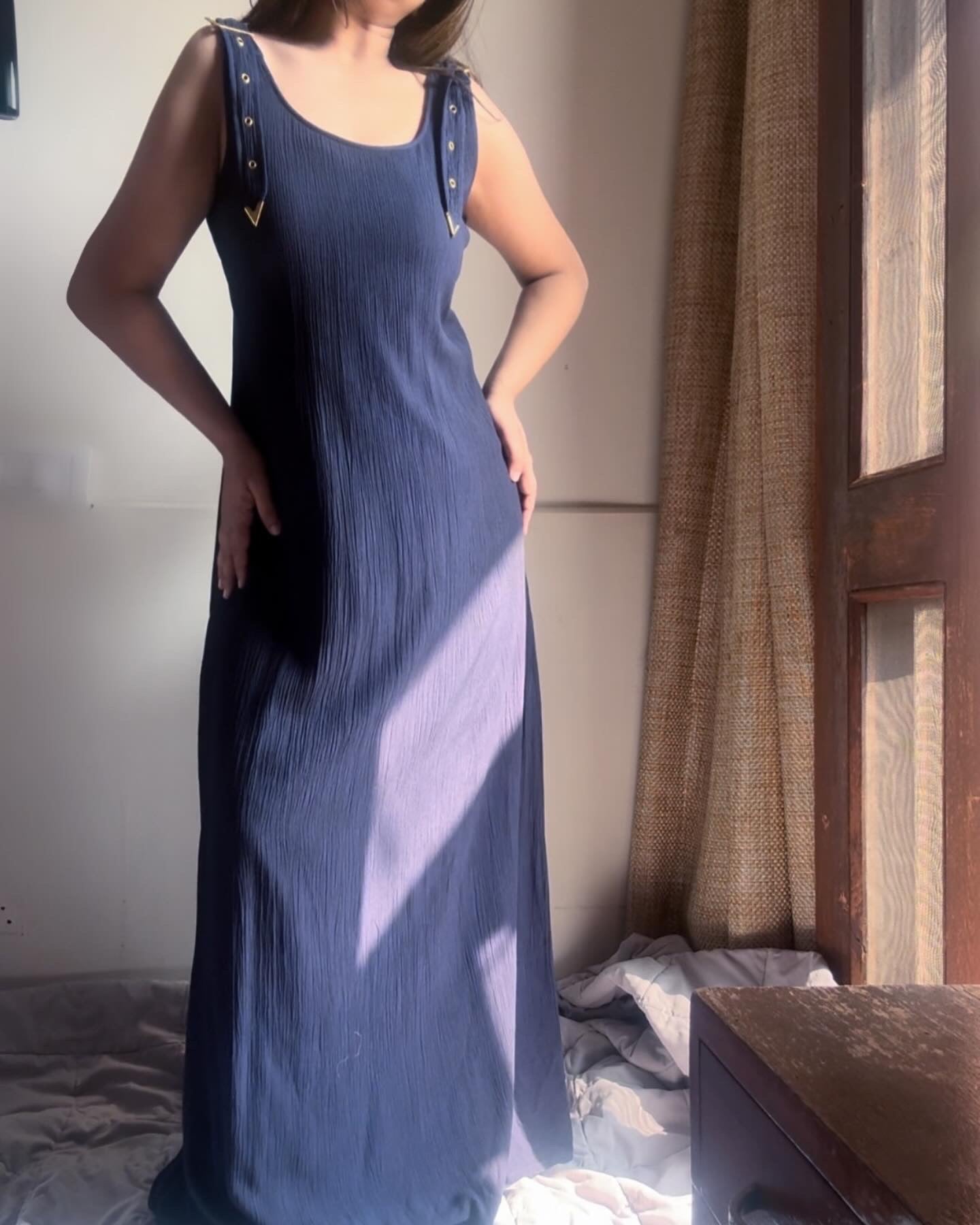 The Harlow Maxi : Dark Blue