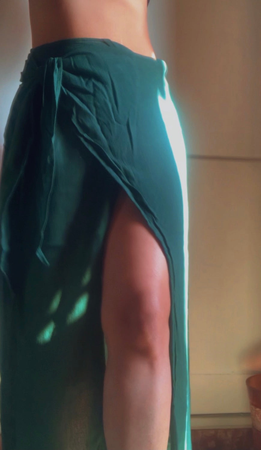 THE PALM WRAP SKIRT