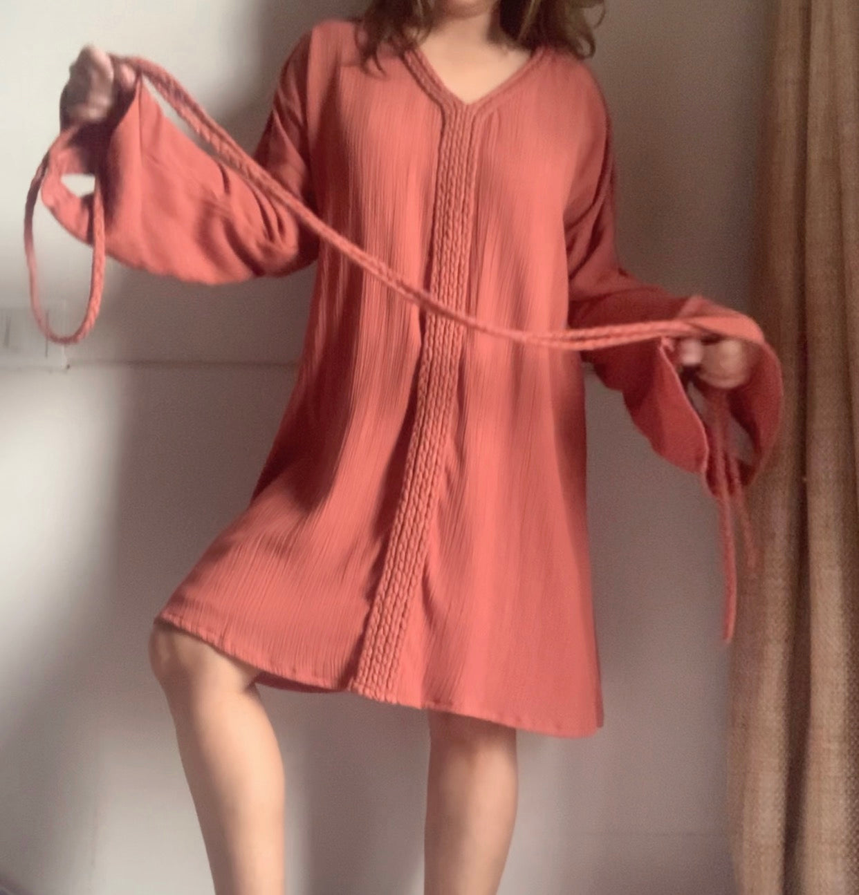The Hestia Dress : Brick Orange
