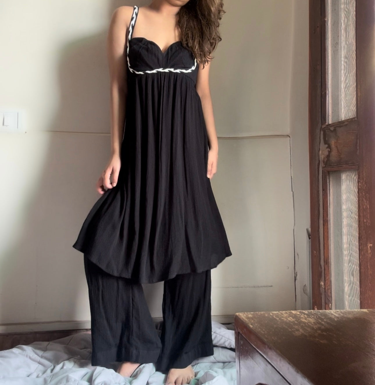 The Ariana Long Set : Black