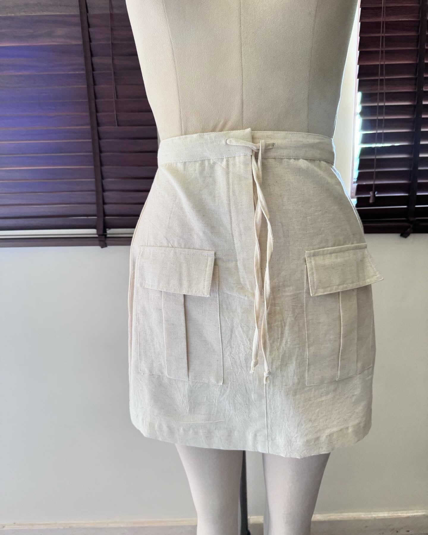 The Solar Skirt Set : Off White